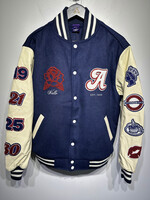 ADELE VARSITY PATCHWORK JACKET M