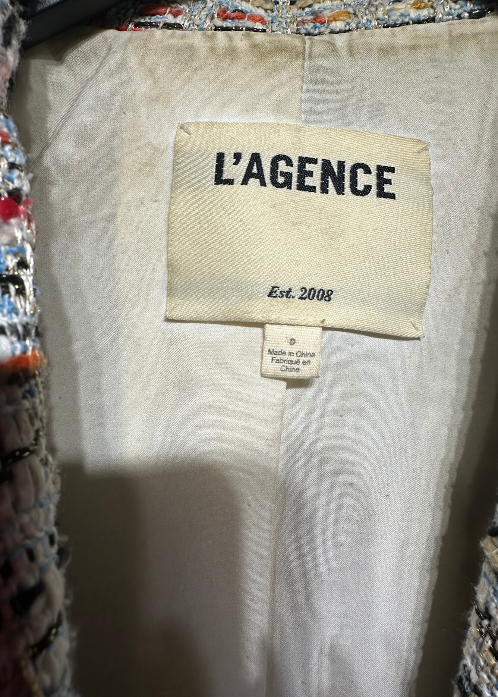 L'Agence 2PC Tweed Set 0/XS