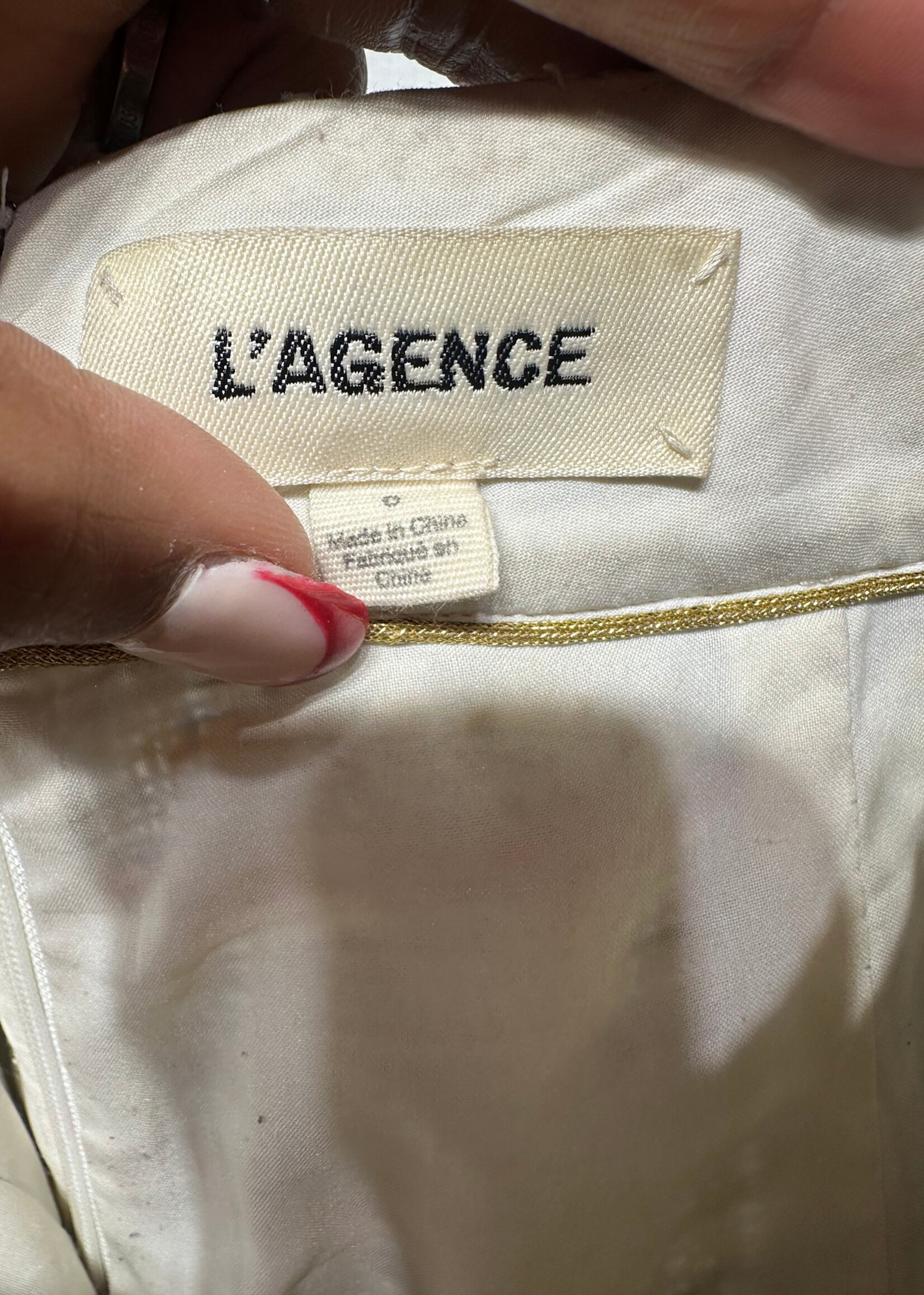 L'Agence 2PC Tweed Set 0/XS