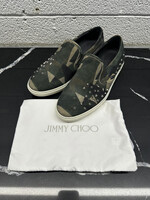 Jimmy Choo Camo Star Studded Slip On Masc 9.5