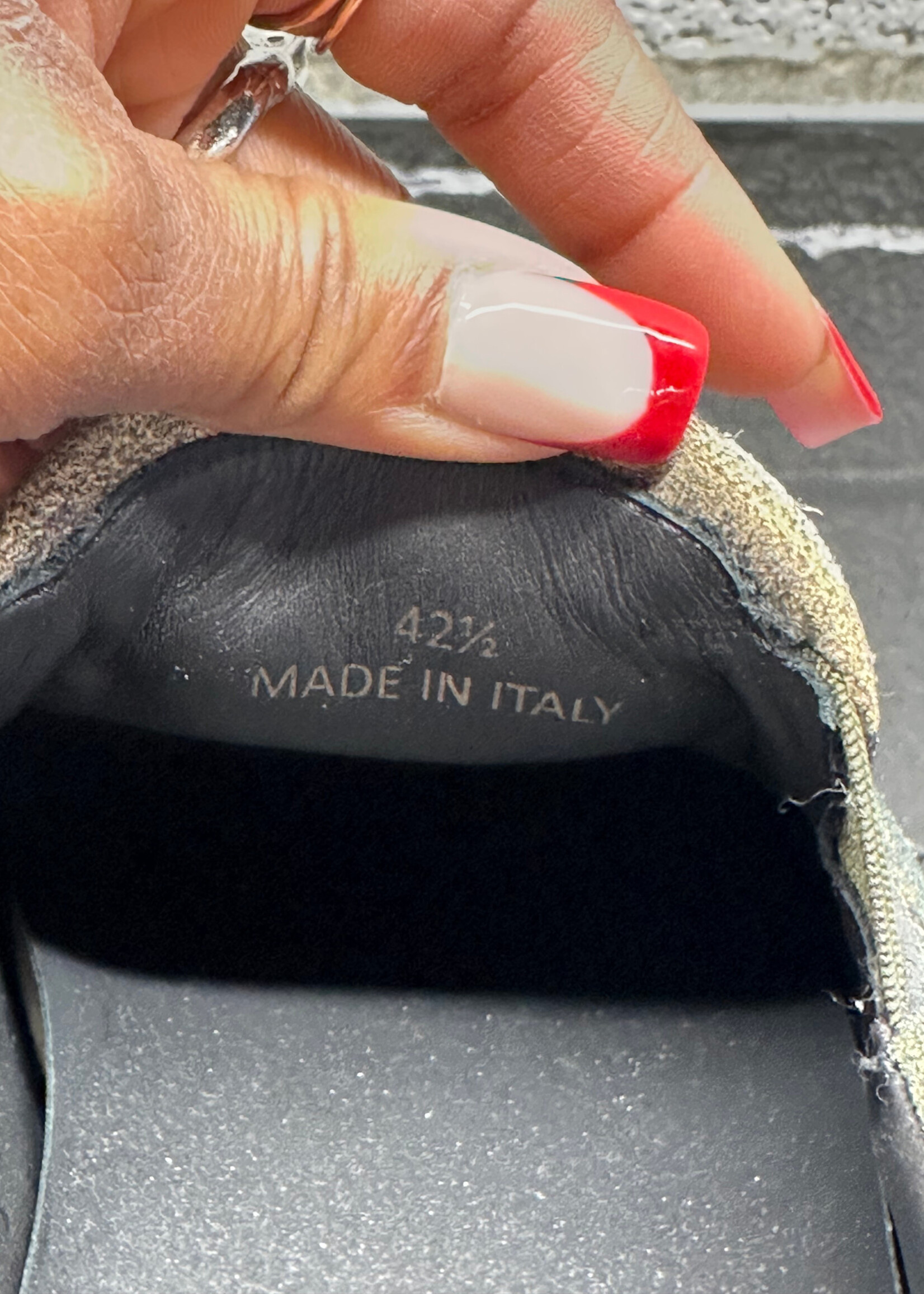 Jimmy Choo Camo Star Studded Slip On Masc 9.5