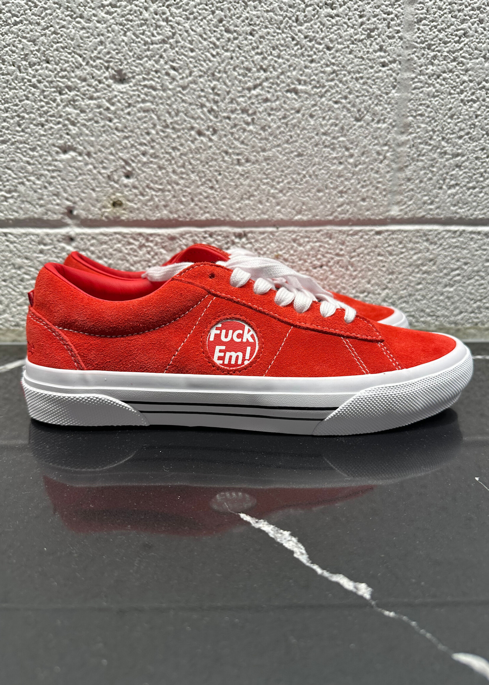 SUPREME X VANS F EM' RED SNEAKERS 8.5