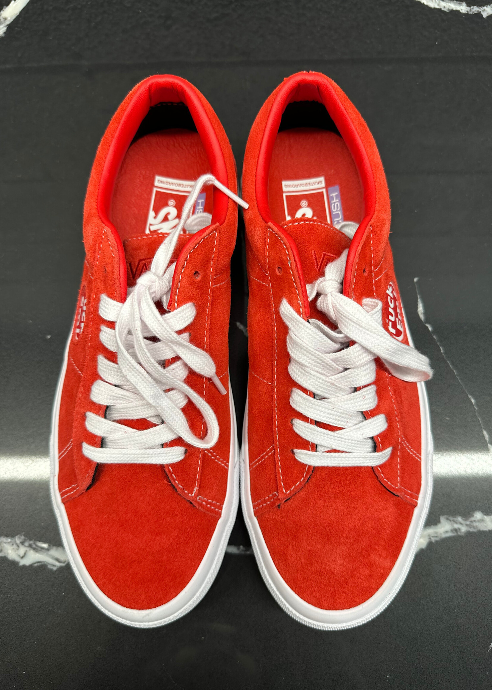 SUPREME X VANS F EM' RED SNEAKERS 8.5