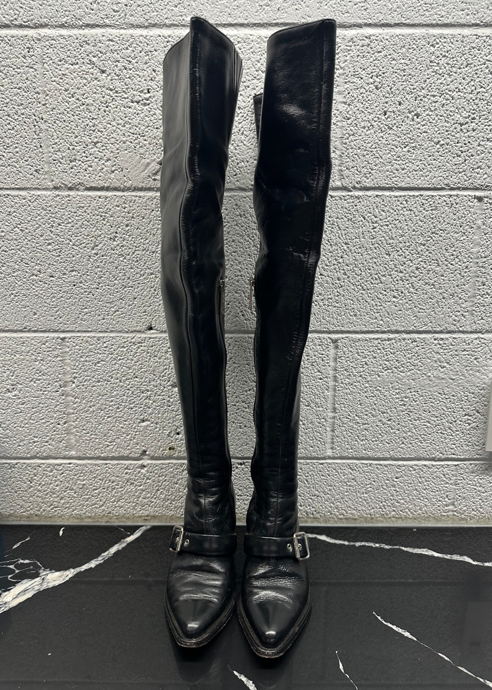 Chloe Mallo Leather Boots 36.5/6.5