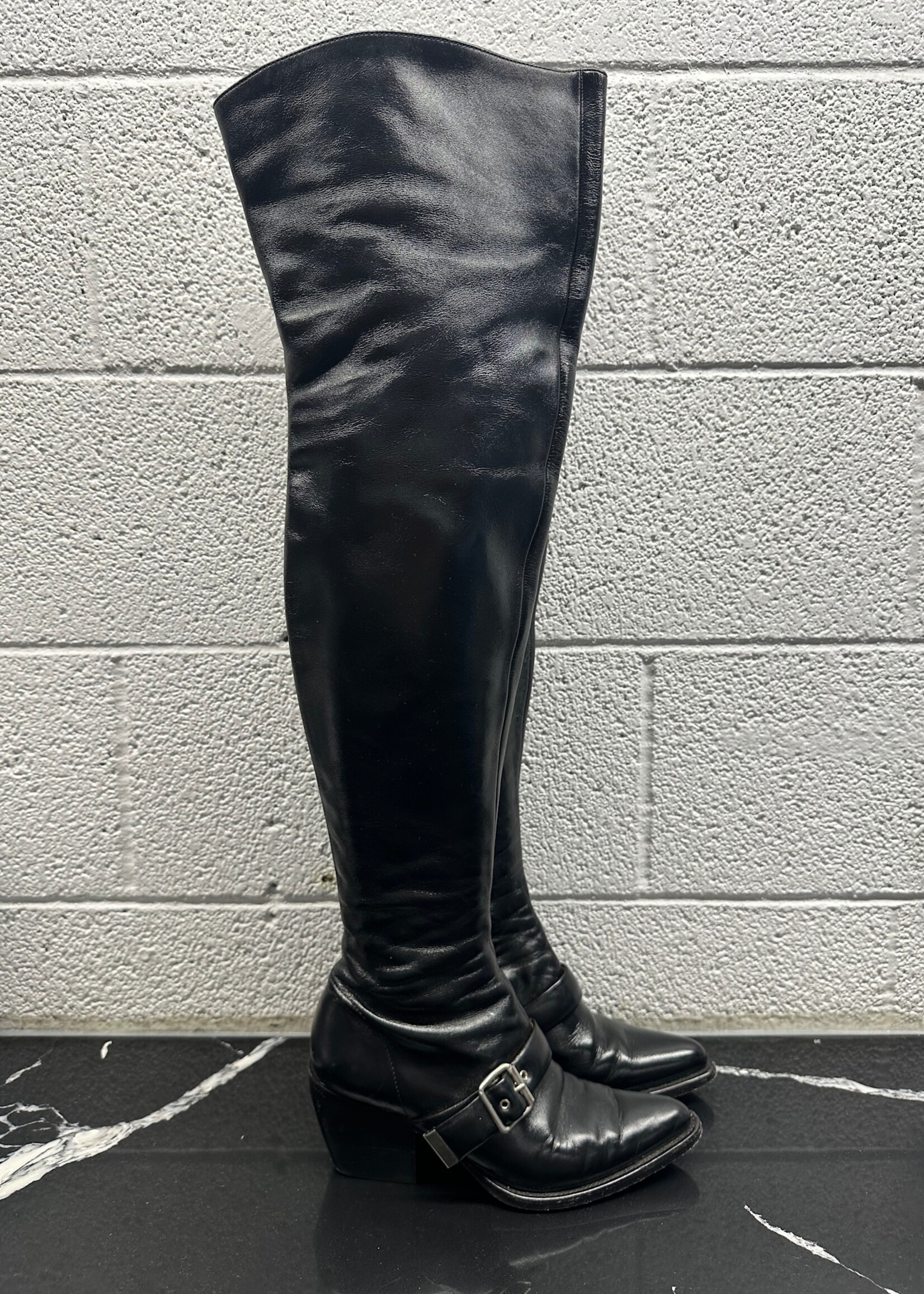 Chloe Mallo Leather Boots 36.5/6.5