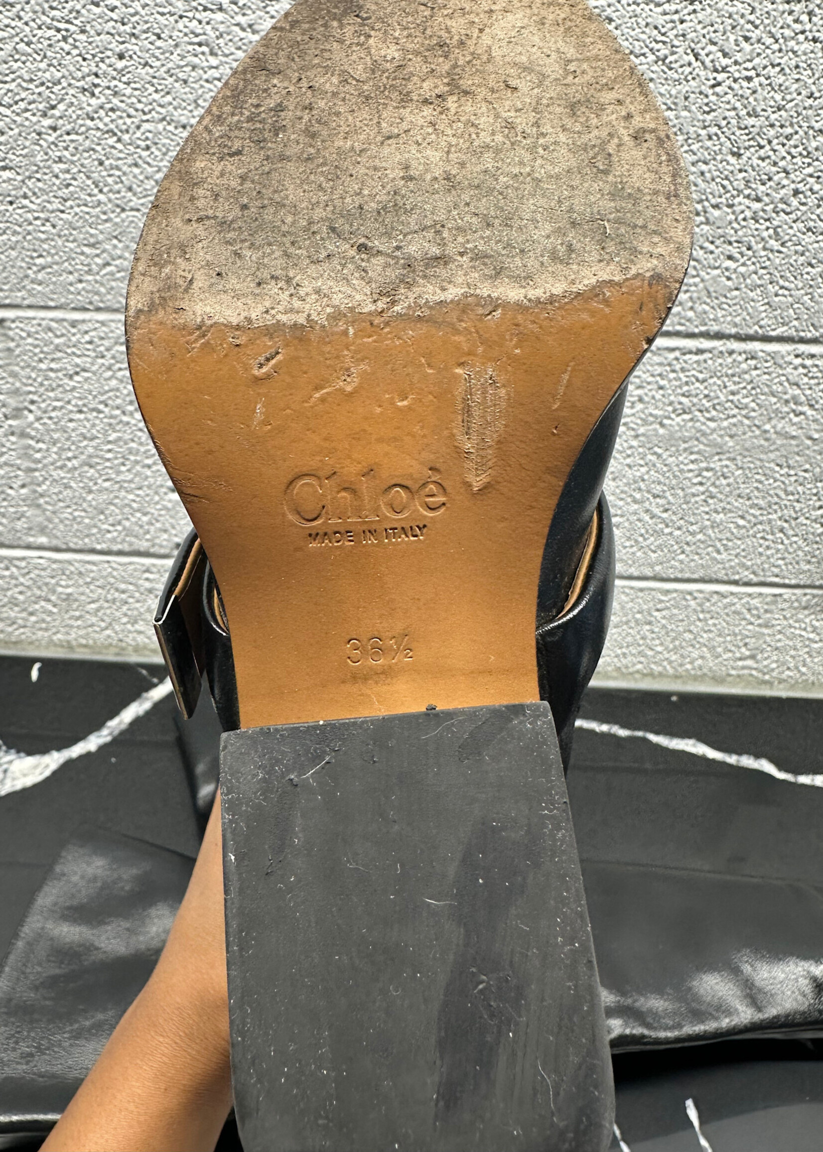 Chloe Mallo Leather Boots 36.5/6.5