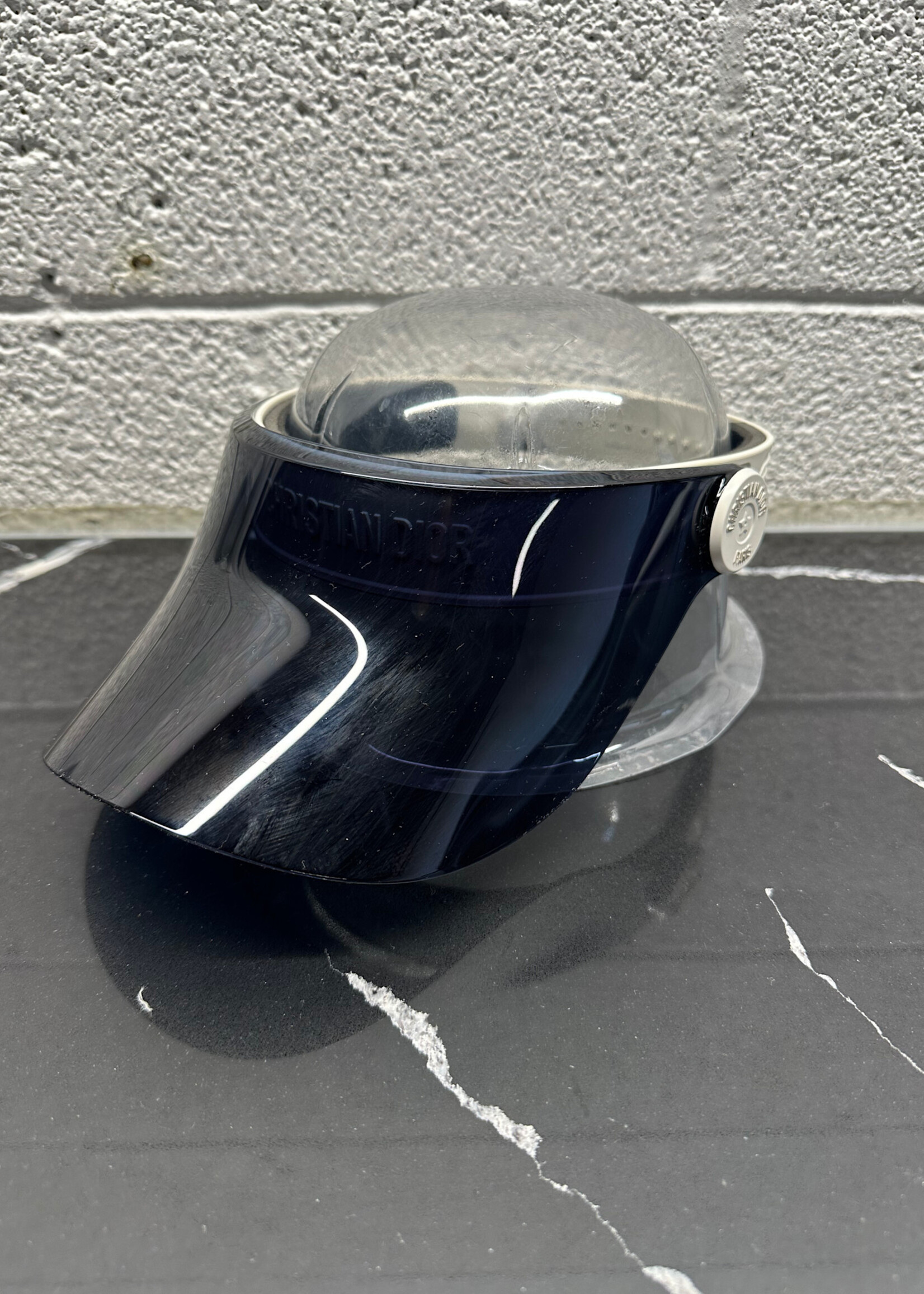 Christian Dior Blue/White Visor