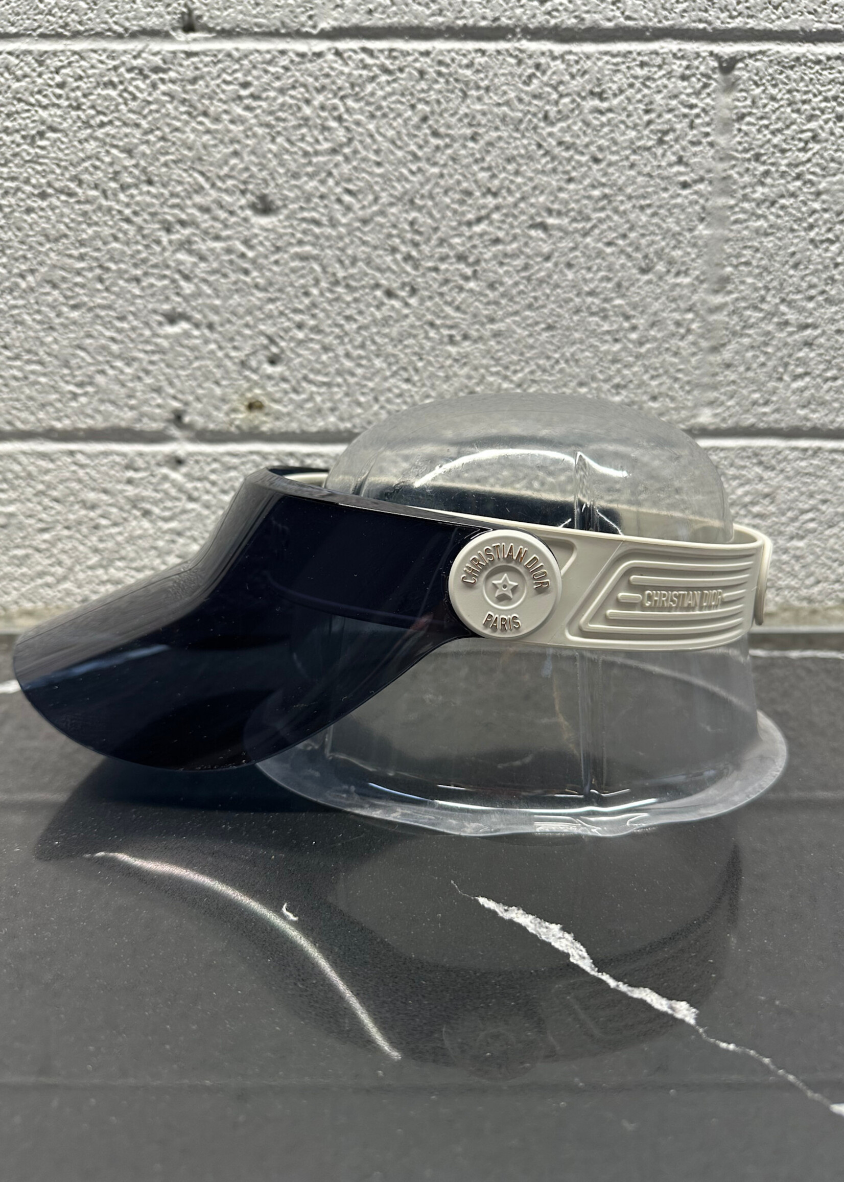 Christian Dior Blue/White Visor
