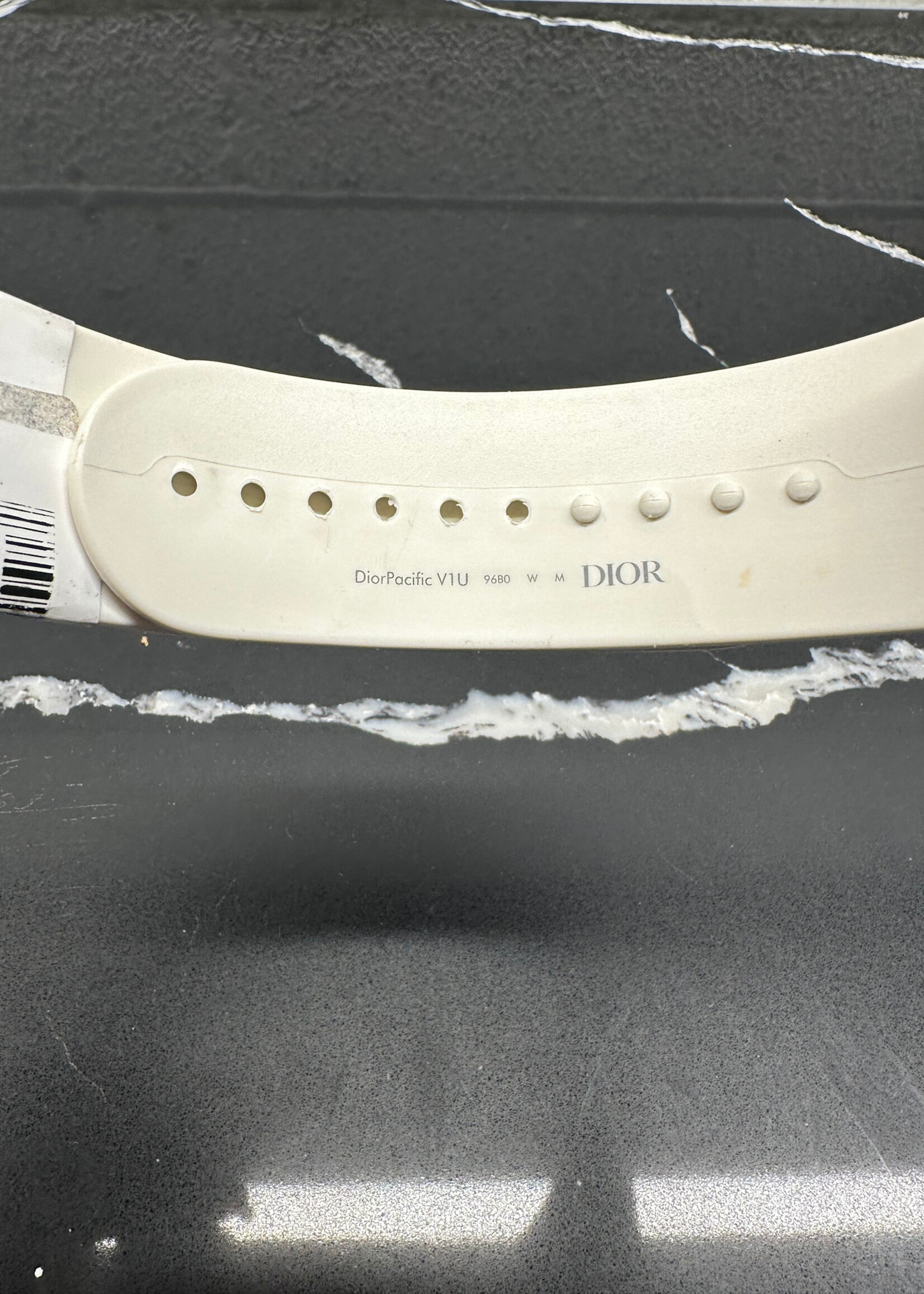 Christian Dior Blue/White Visor