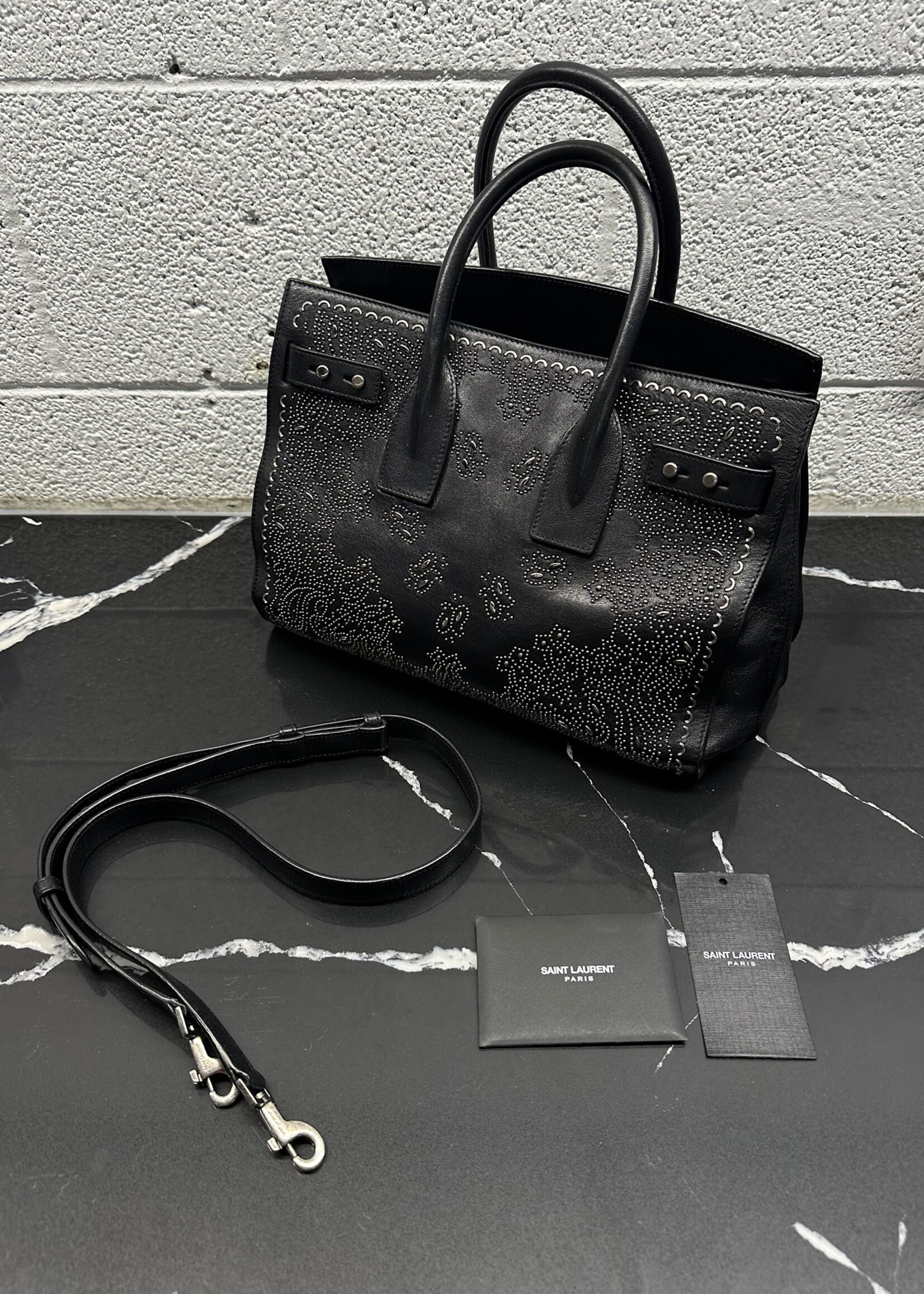 Saint Laurent Bandana Sac De Jour