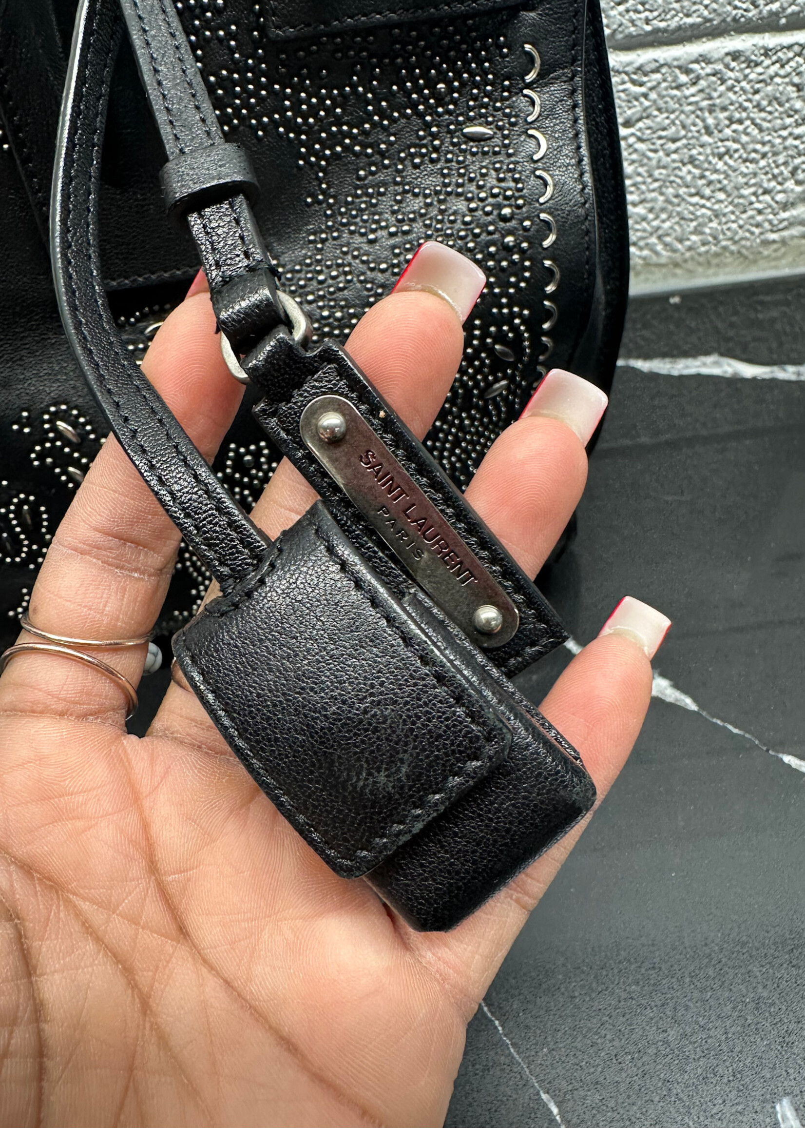 Saint Laurent Bandana Sac De Jour