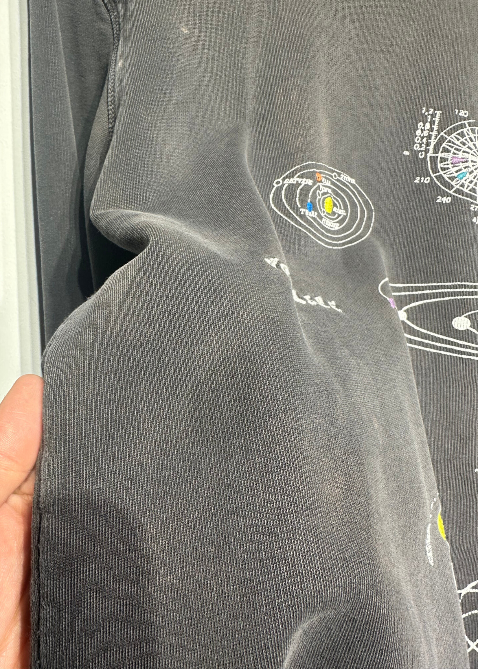 Zadig & Voltaire Grey Space Crew Neck XS