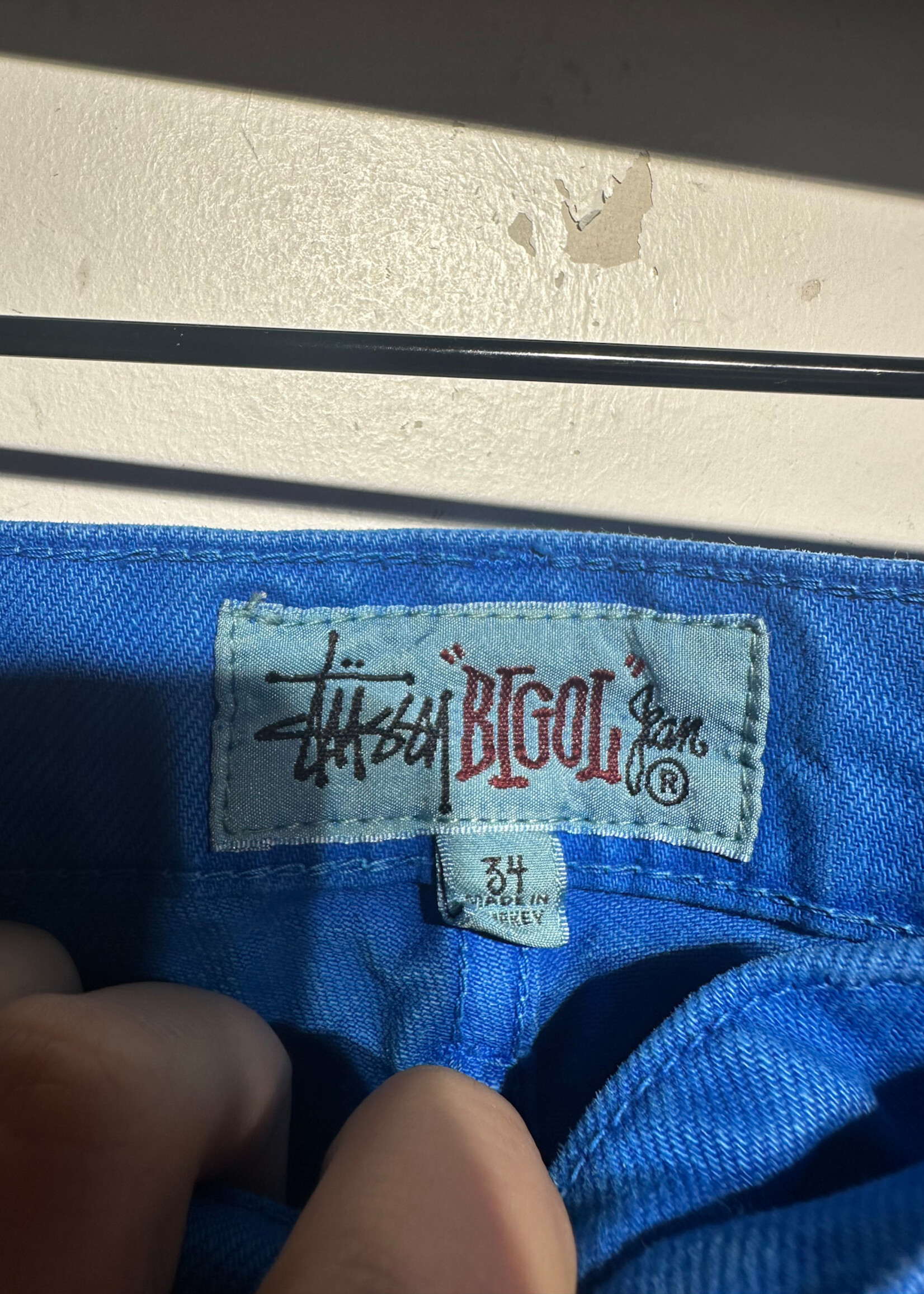 Stussy Blue Over-Dyed Tapered Denim Masc 36"