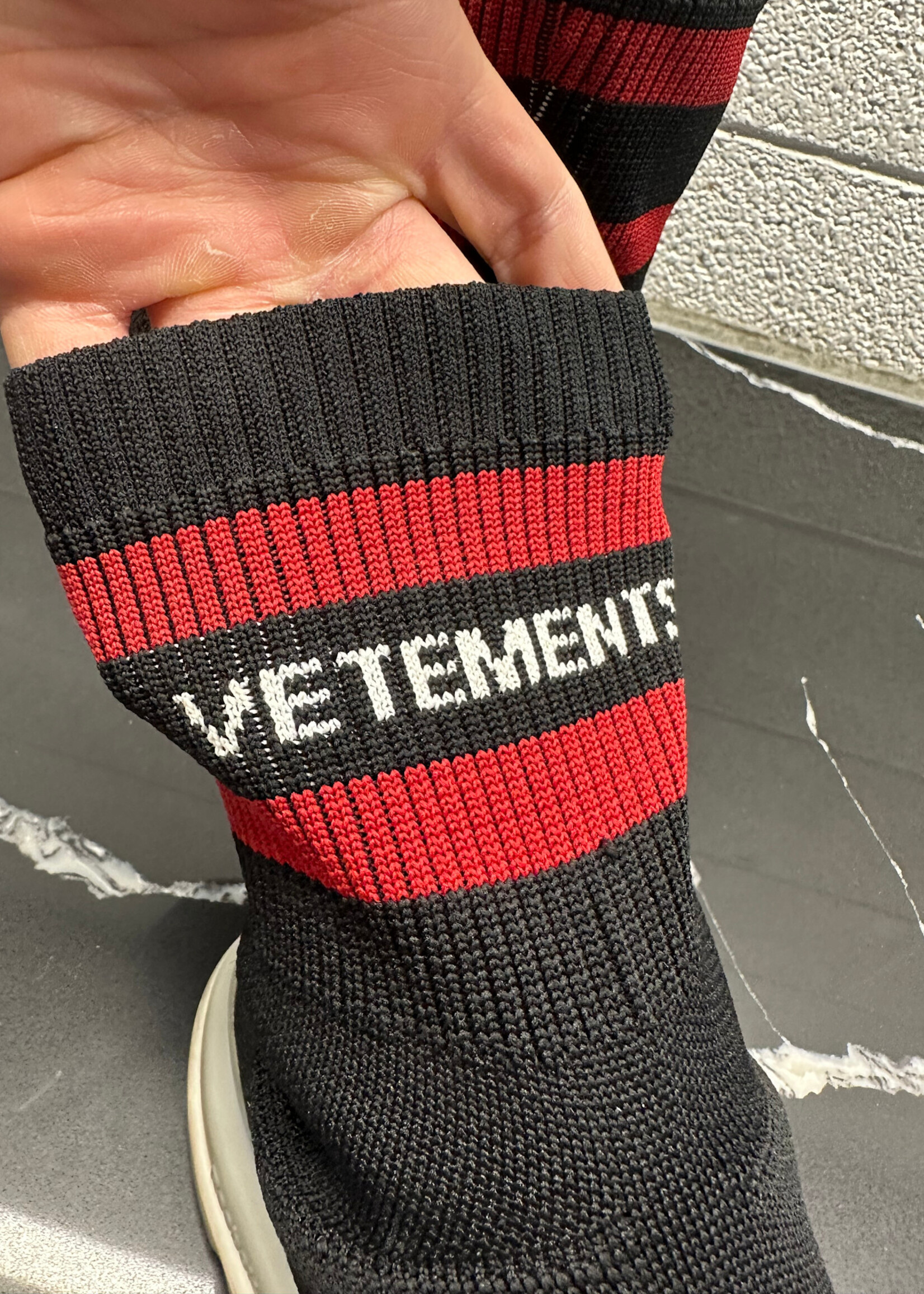 Vetements x Reebok Sock Runner Masc 8.5