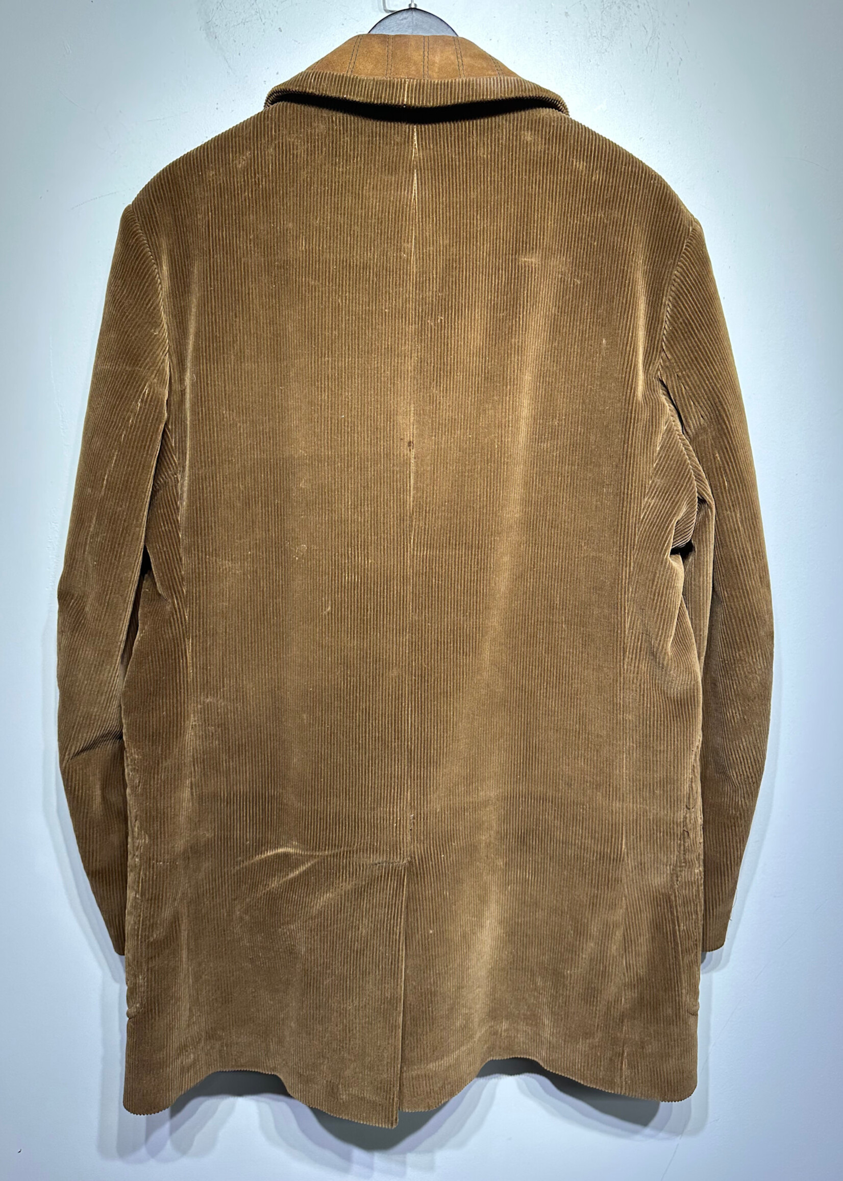 Cortefiel Corduroy Greyish Brown Jacket Fits XL As Is