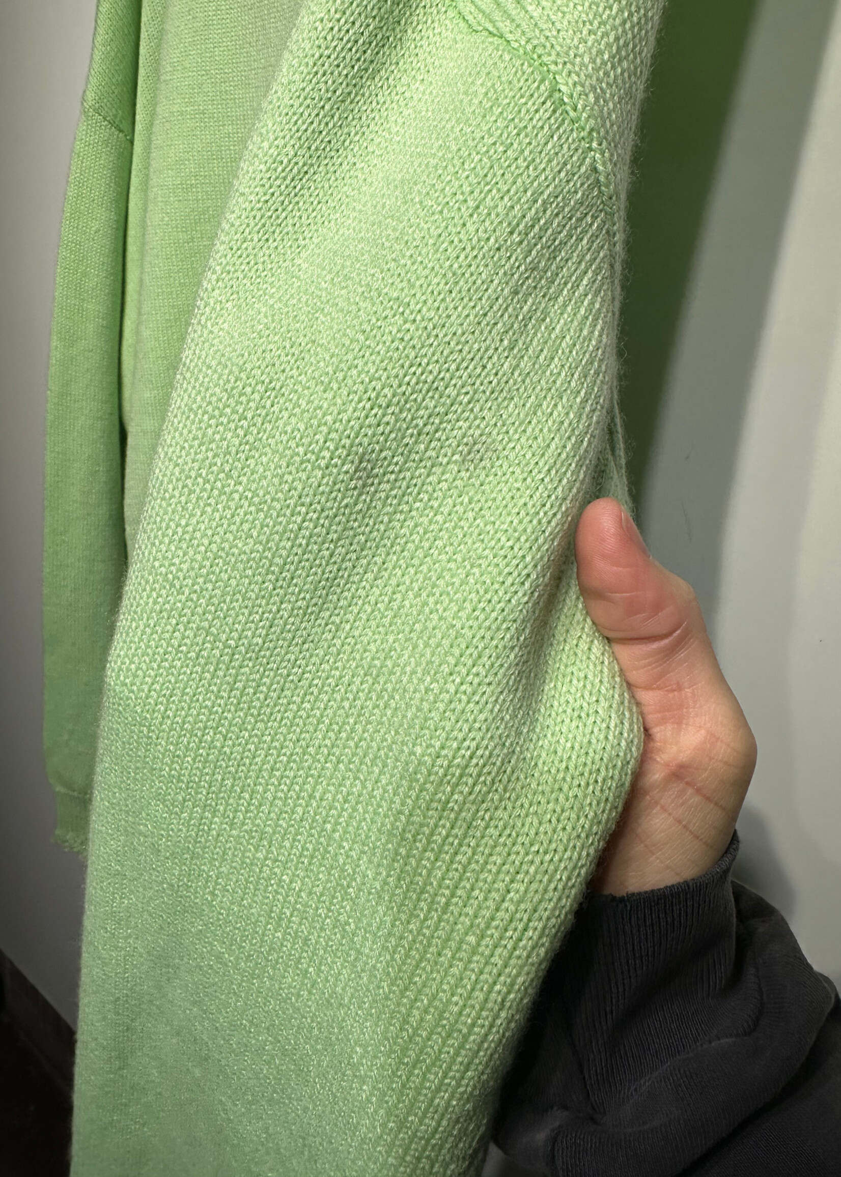 Bare Knuckles Green Distressed Sweater Masc S As Is