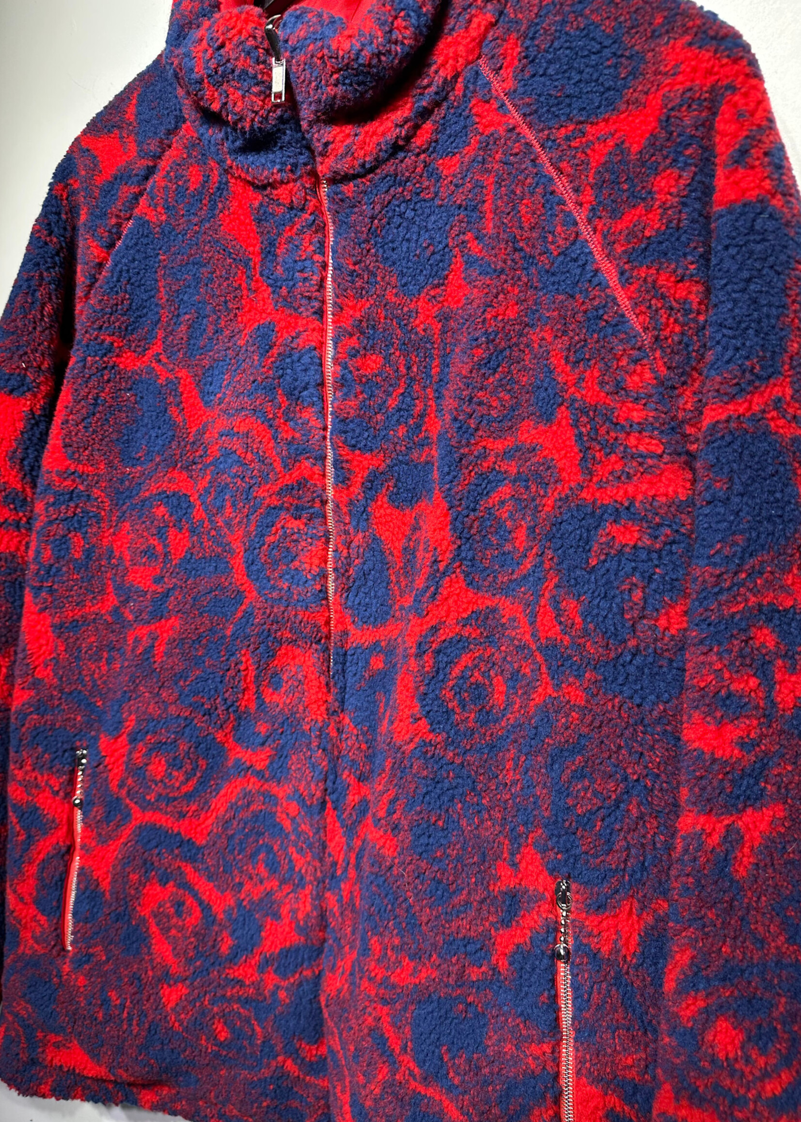 Burberry Rose Print Fleece Jacket Masc XL