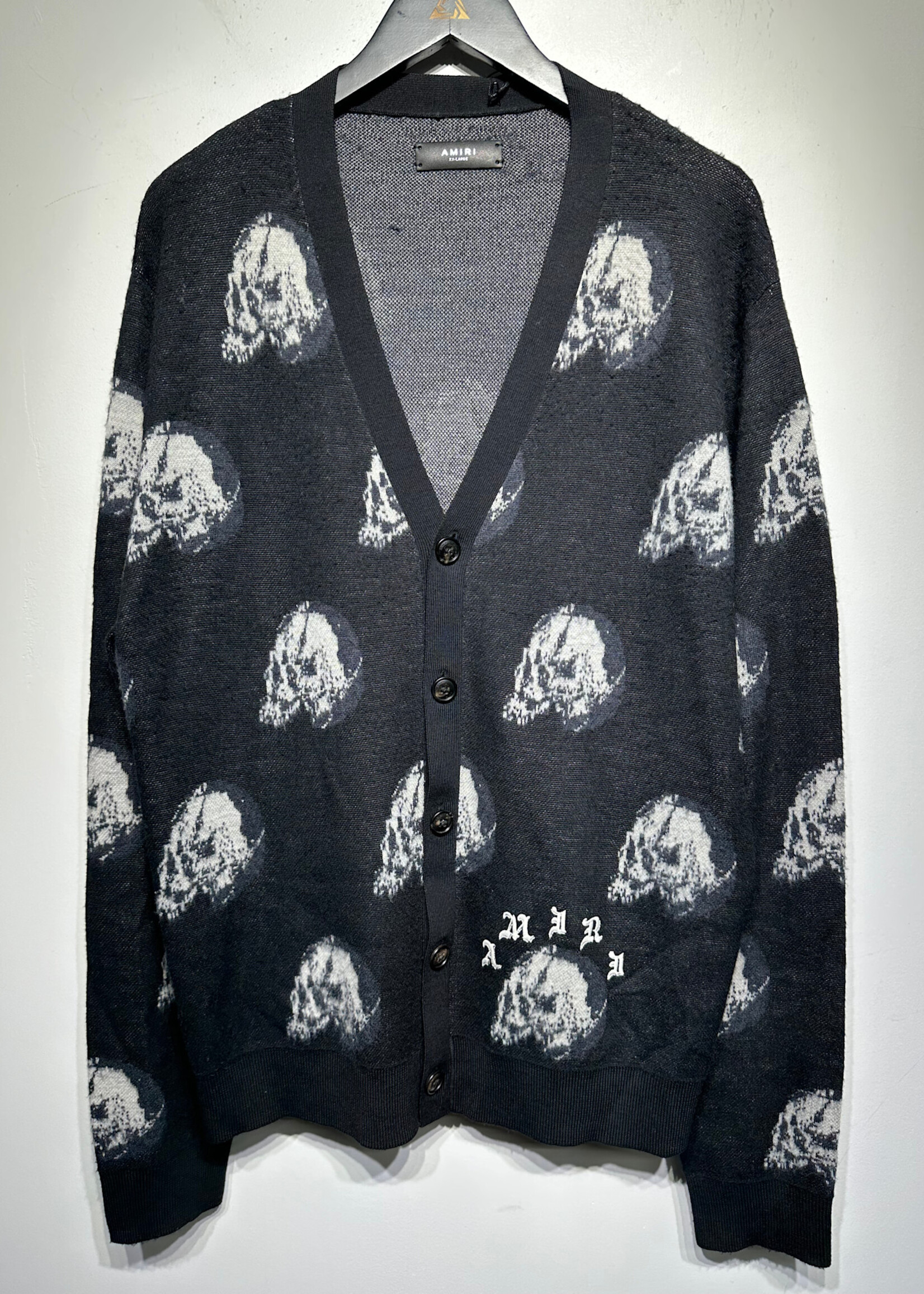 Amiri Skulls Black Cardigan XL