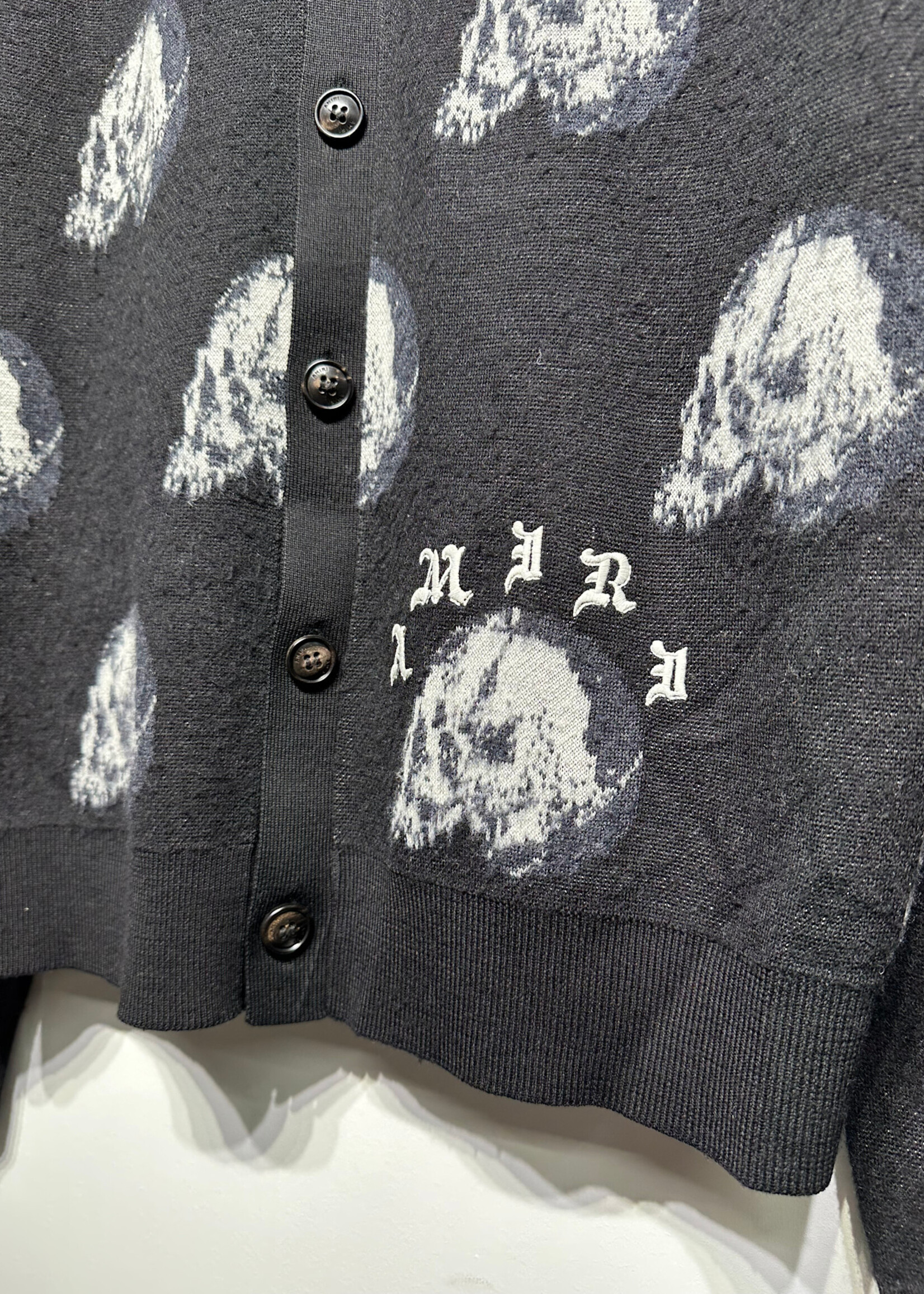 Amiri Skulls Black Cardigan XL