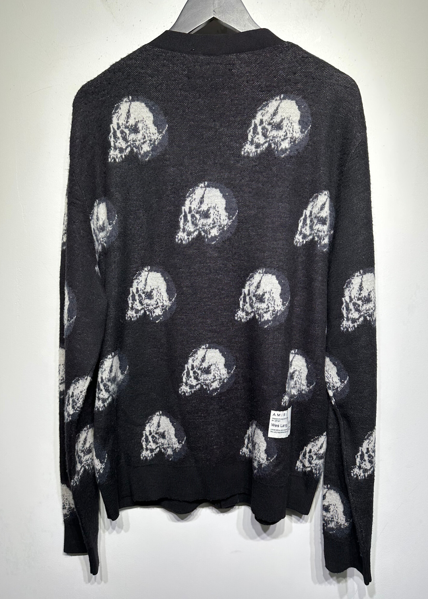 Amiri Skulls Black Cardigan XL