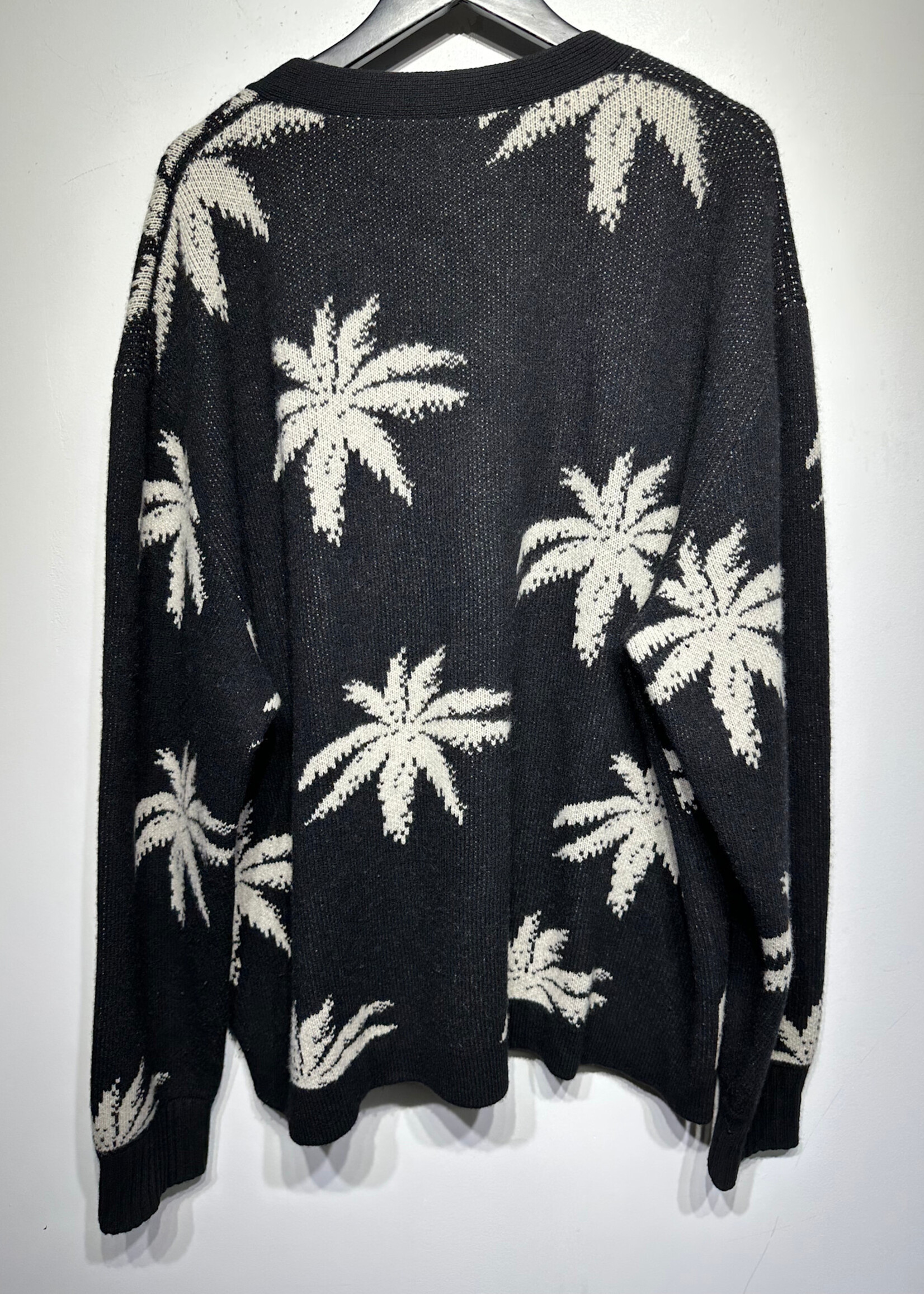 Amiri Palm Tree Black Cardigan XL