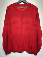 Amiri Loose Knit Red 22 Sweater XXL