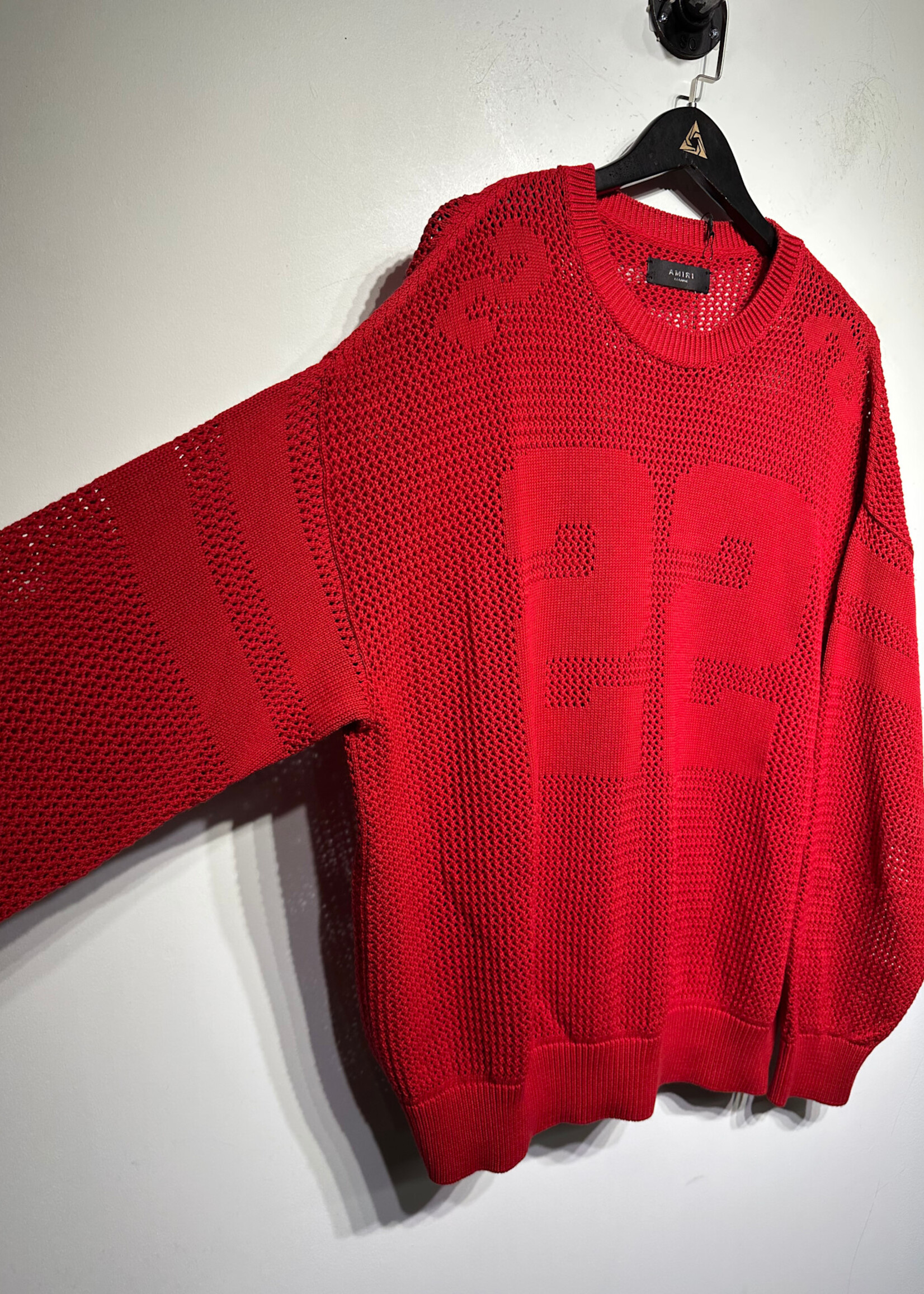 Amiri Loose Knit Red 22 Sweater XXL