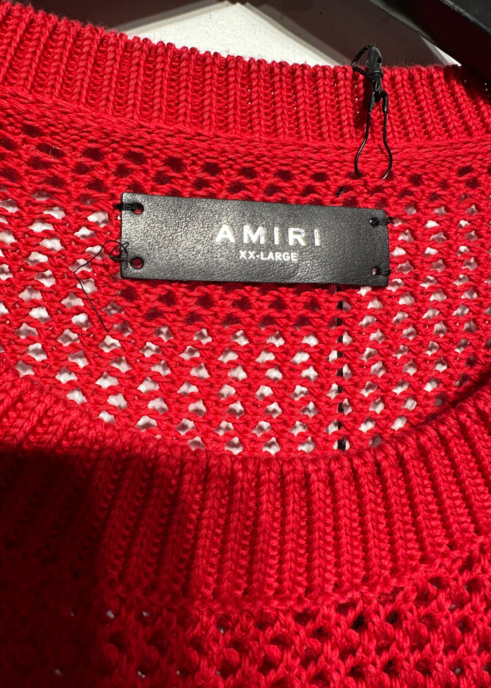 Amiri Loose Knit Red 22 Sweater XXL