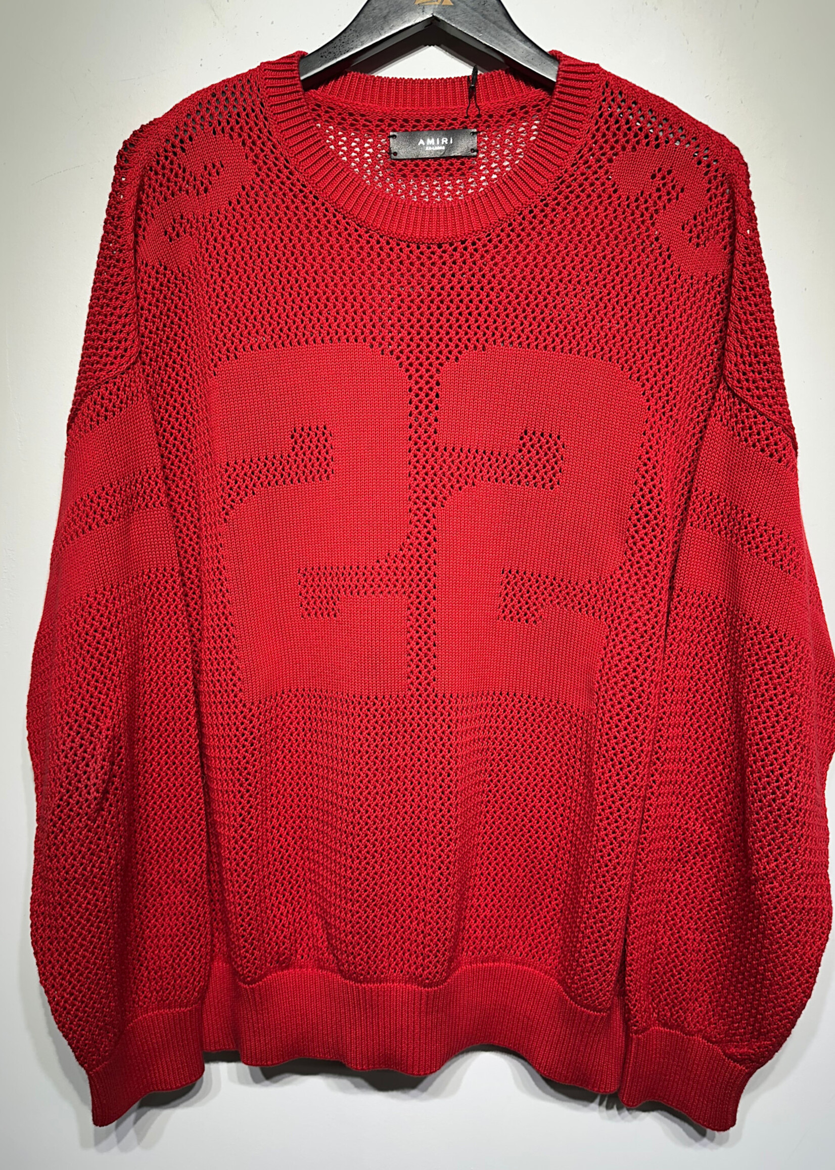 Amiri Loose Knit Red 22 Sweater XXL