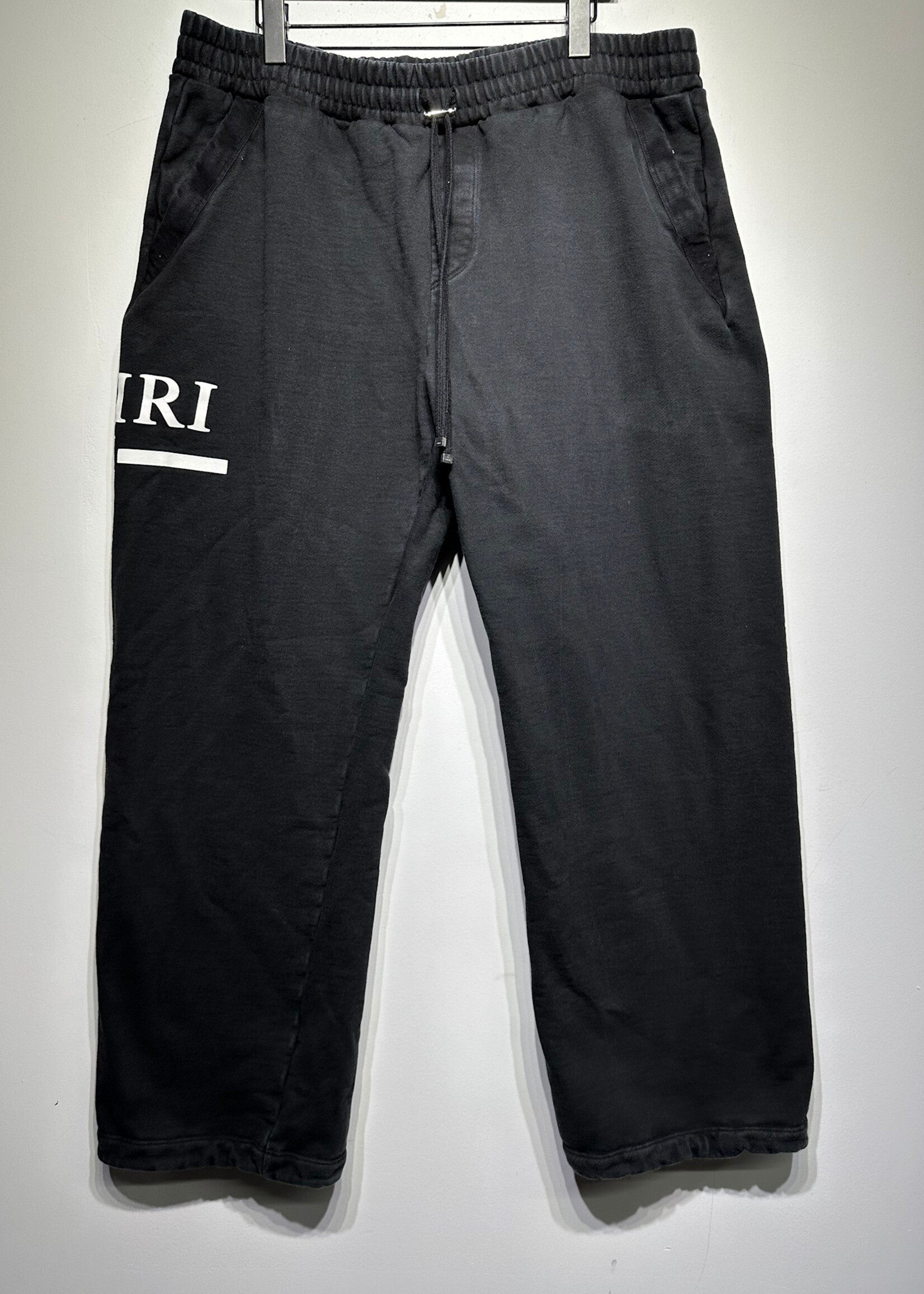 Amiri Black Wide Leg Sweatpants Masc 36