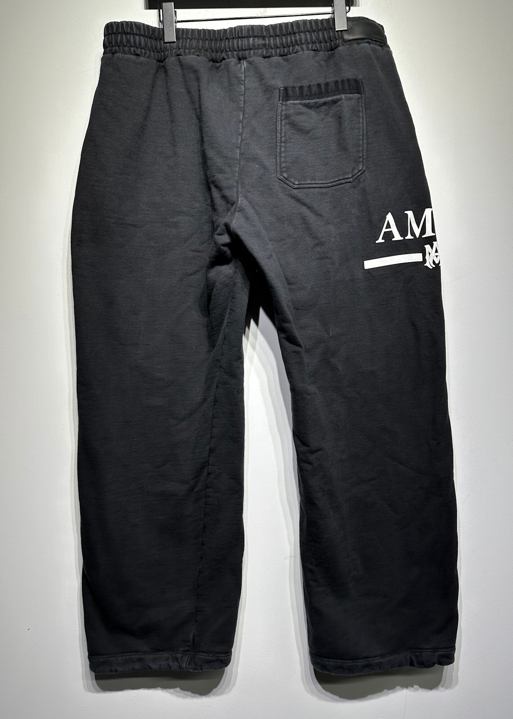 Amiri Black Wide Leg Sweatpants Masc 36