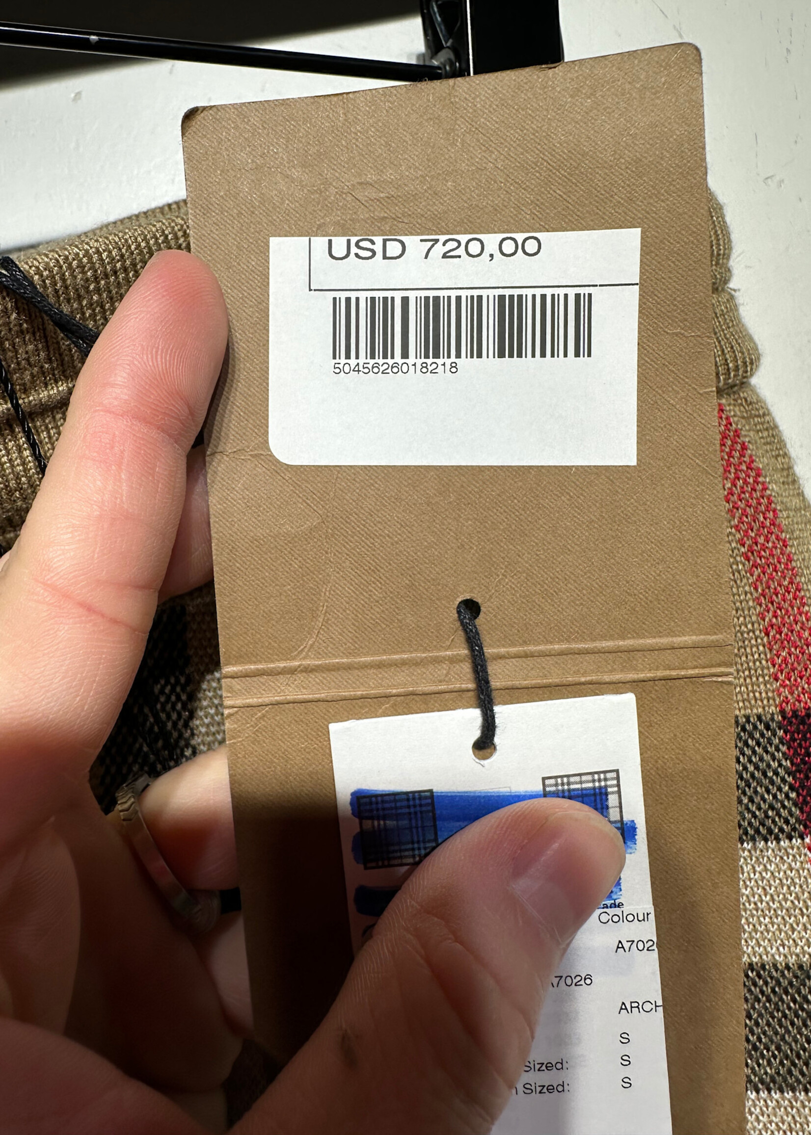 NWT Burberry Nova Check Shorts Masc 30