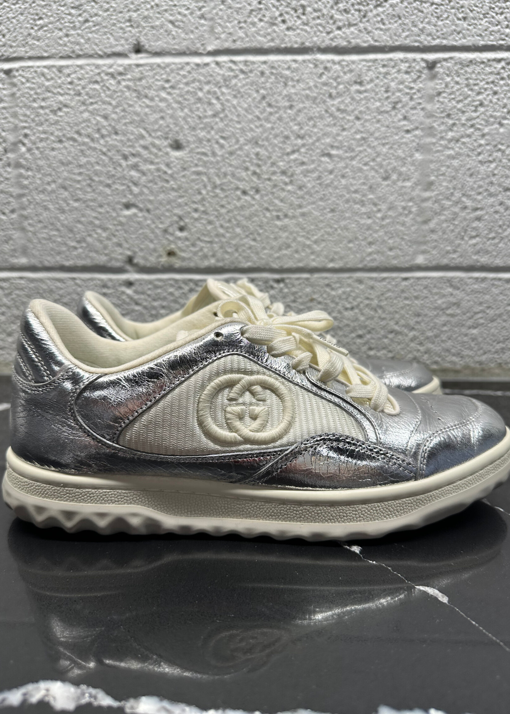 Gucci MAC80 Silver Trainers Fem 8