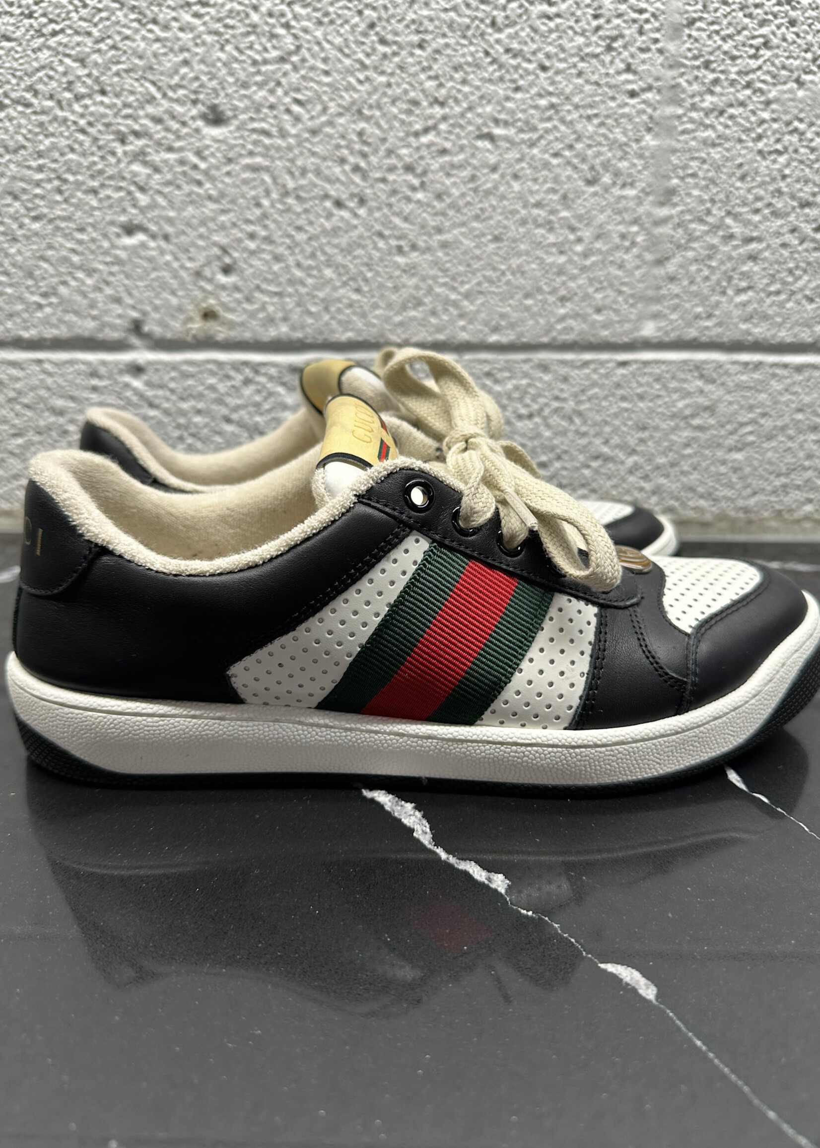 Gucci Screener Sneakers 37.5/US8 (Retail: $1060)