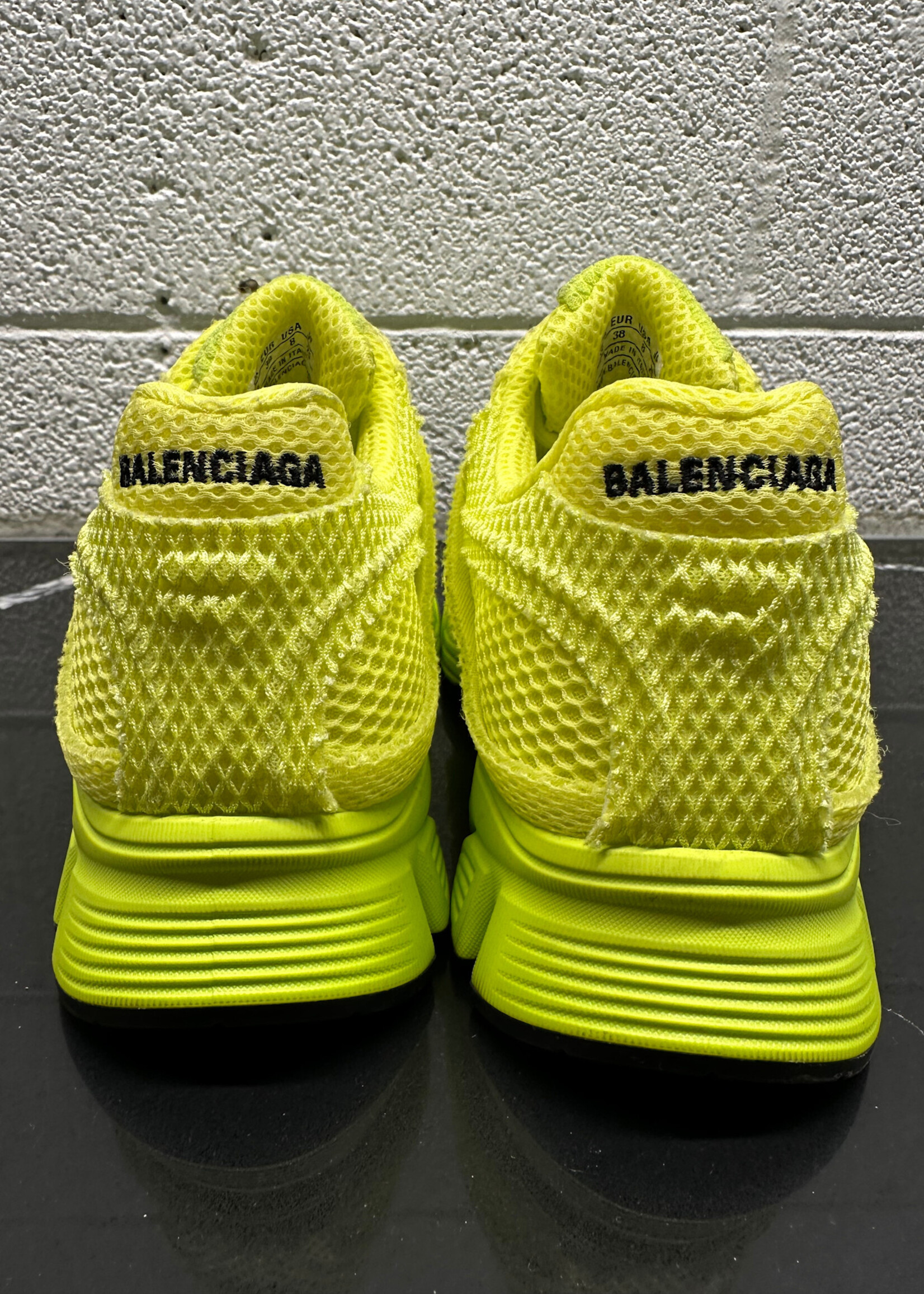 Balenciaga Phantom Neon Yellow Sneakers Fem 8