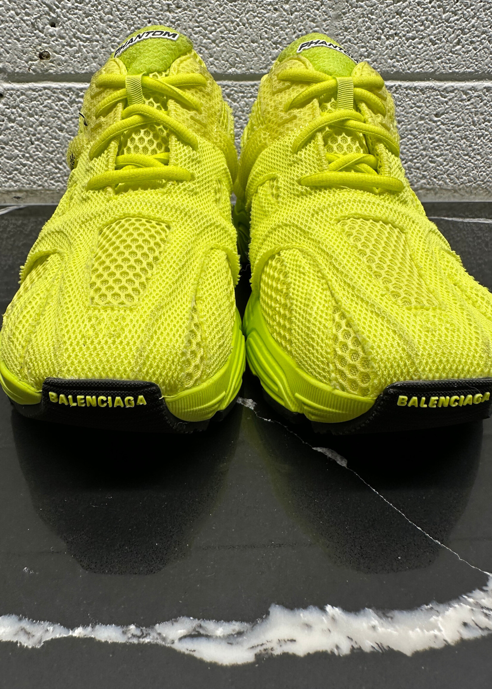 Balenciaga Phantom Neon Yellow Sneakers Fem 8