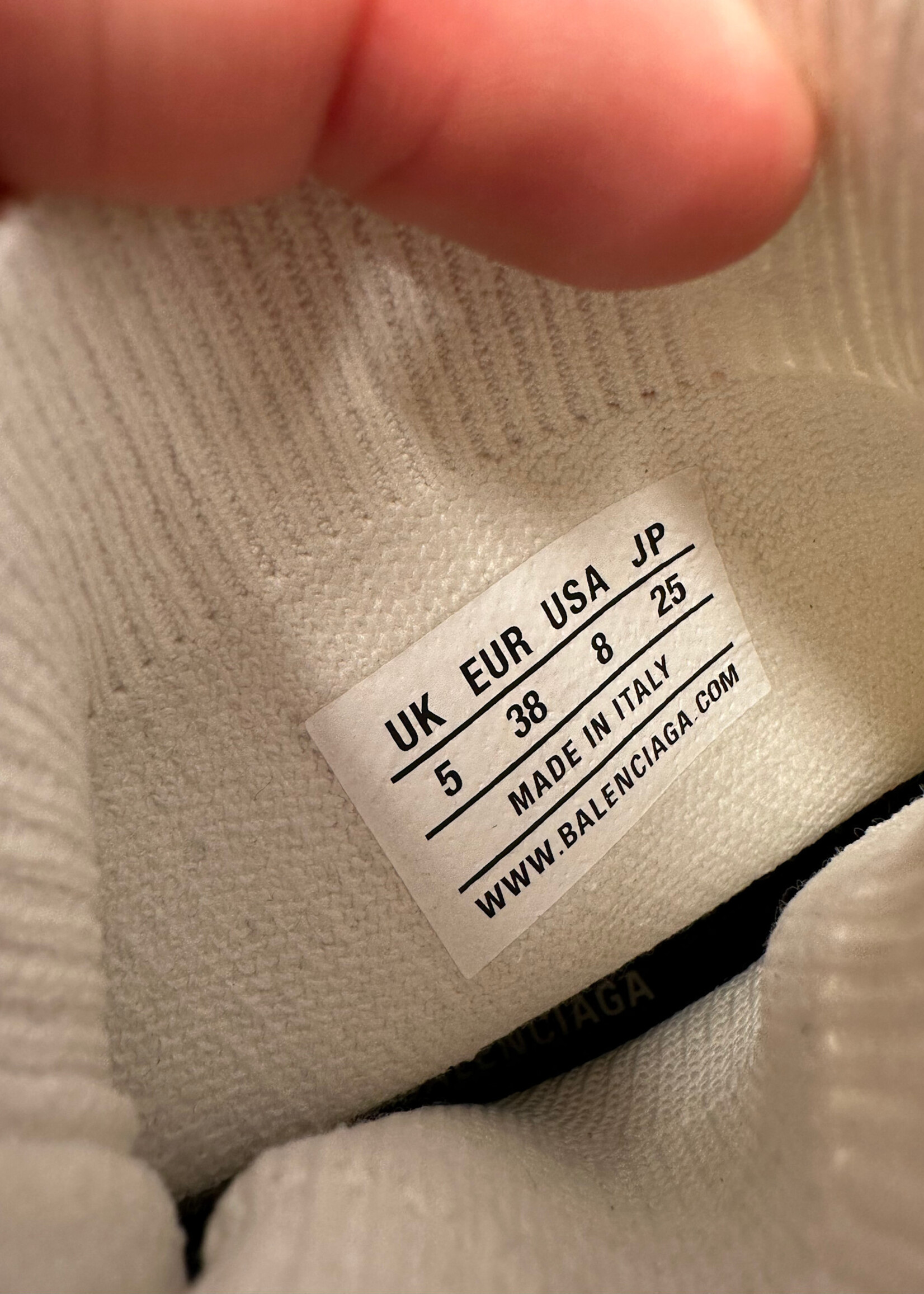 Balenciaga White Speed 2.0 Sock Sneakers Fem 8