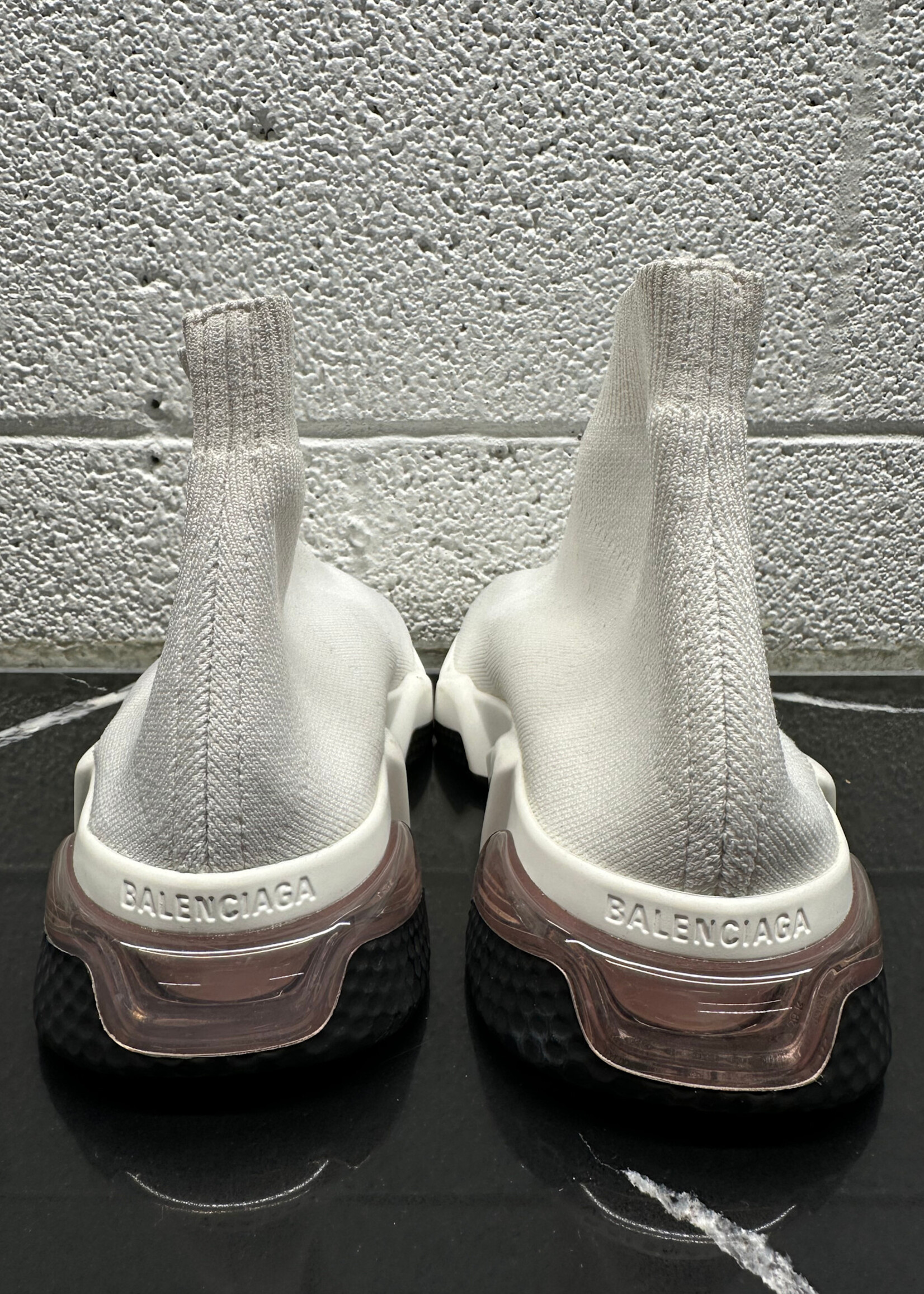 Balenciaga White Speed 2.0 Sock Sneakers Fem 8