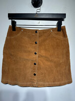Forever 21 Y2k Tan Leather Skirt 27