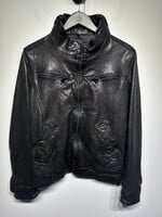 PS LEATHER BLACK JACKET FEM XS