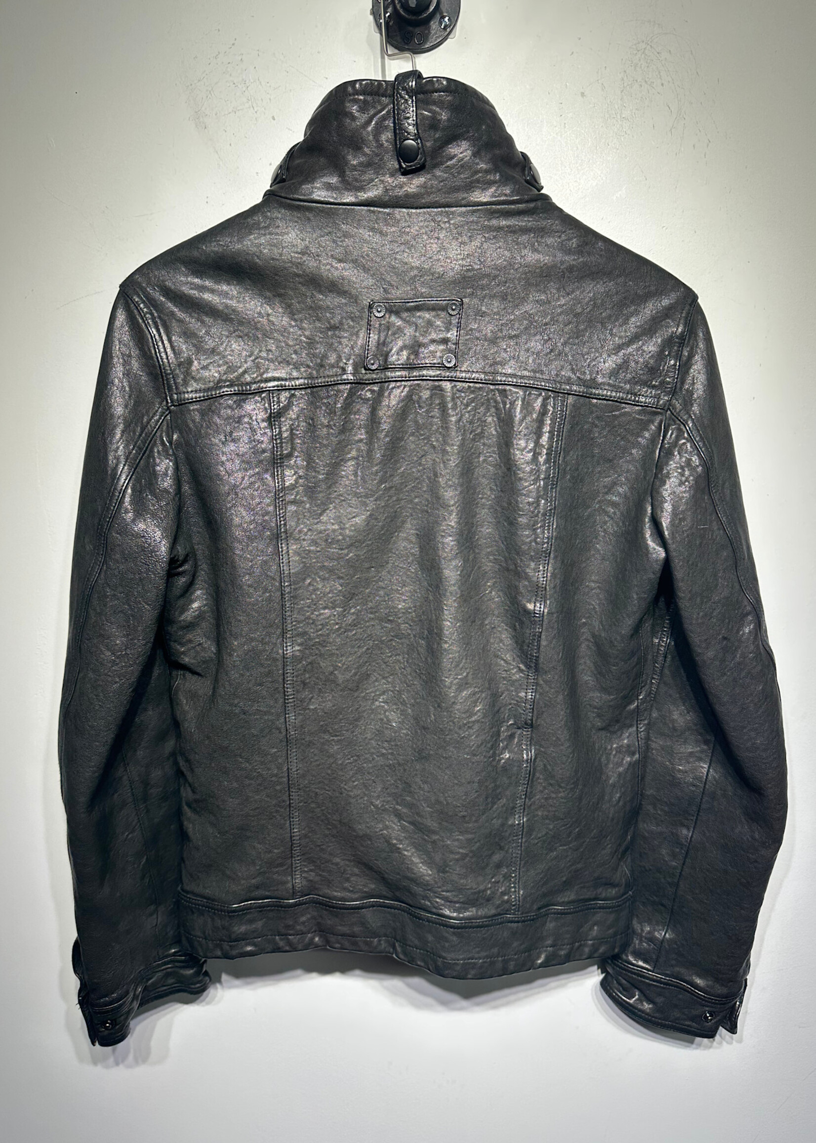 PS LEATHER BLACK JACKET FEM XS