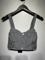 NWT VANESSA MOONEY STRIPED TOP XS