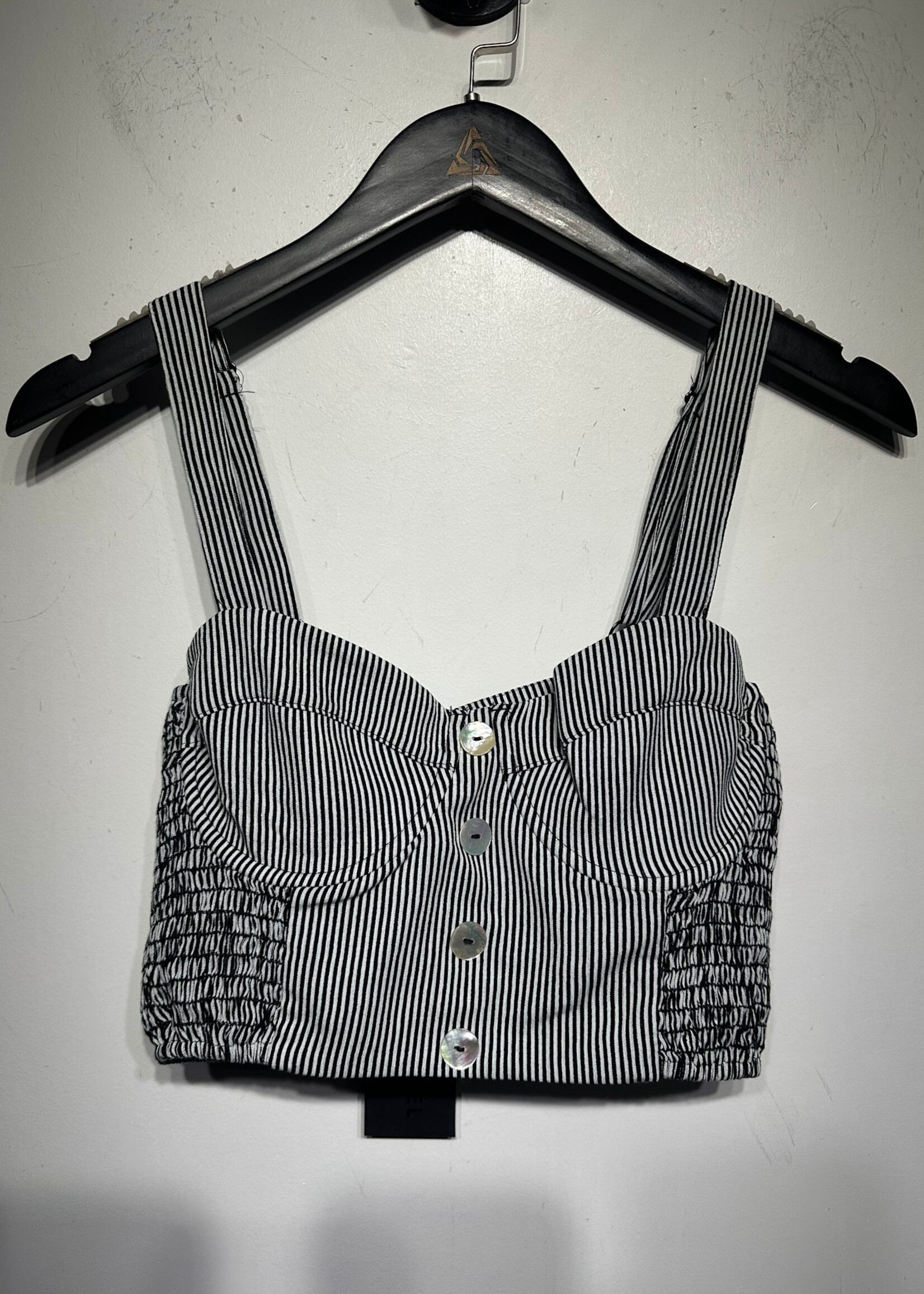 NWT VANESSA MOONEY STRIPED TOP XS