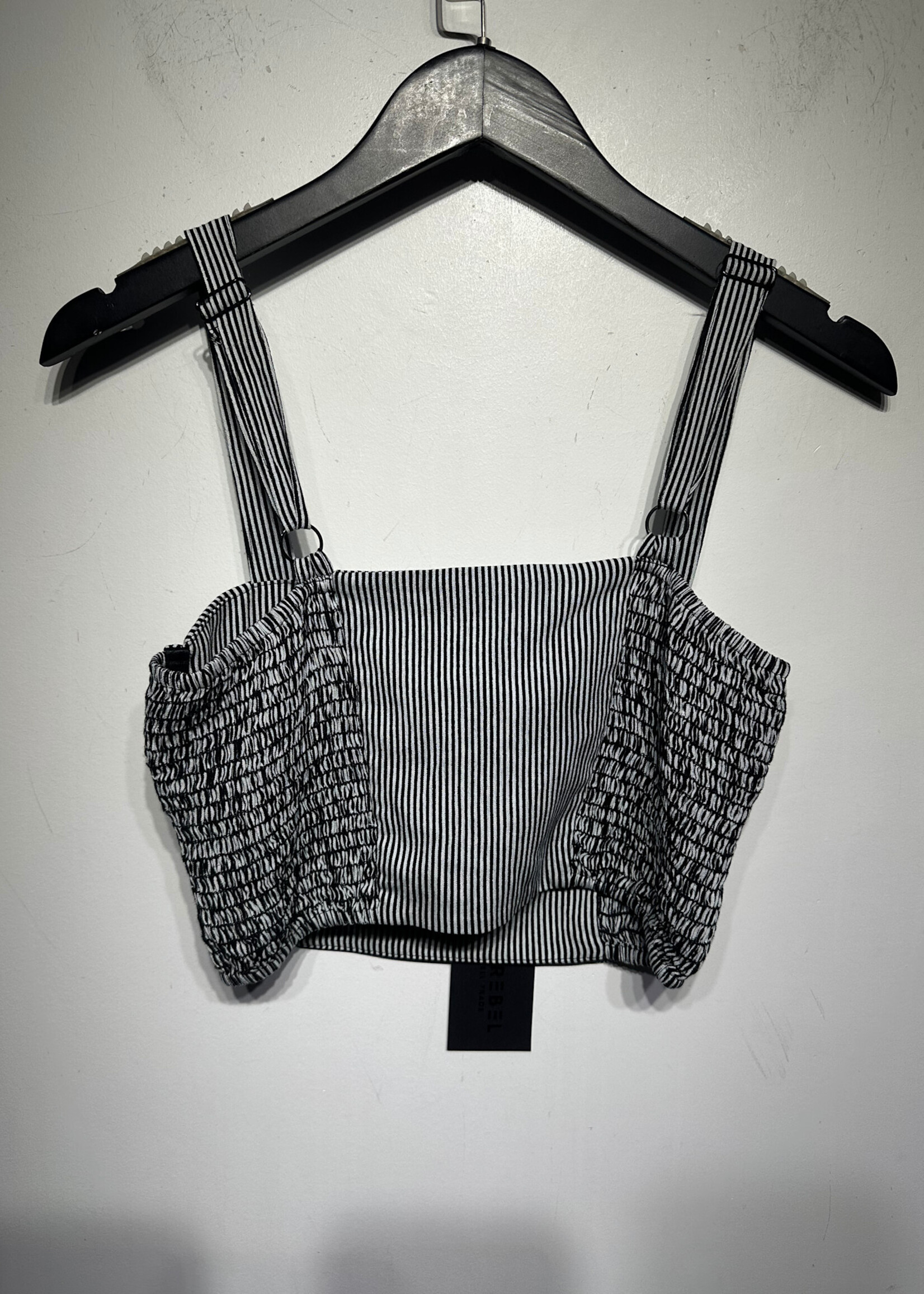 NWT VANESSA MOONEY STRIPED TOP XS