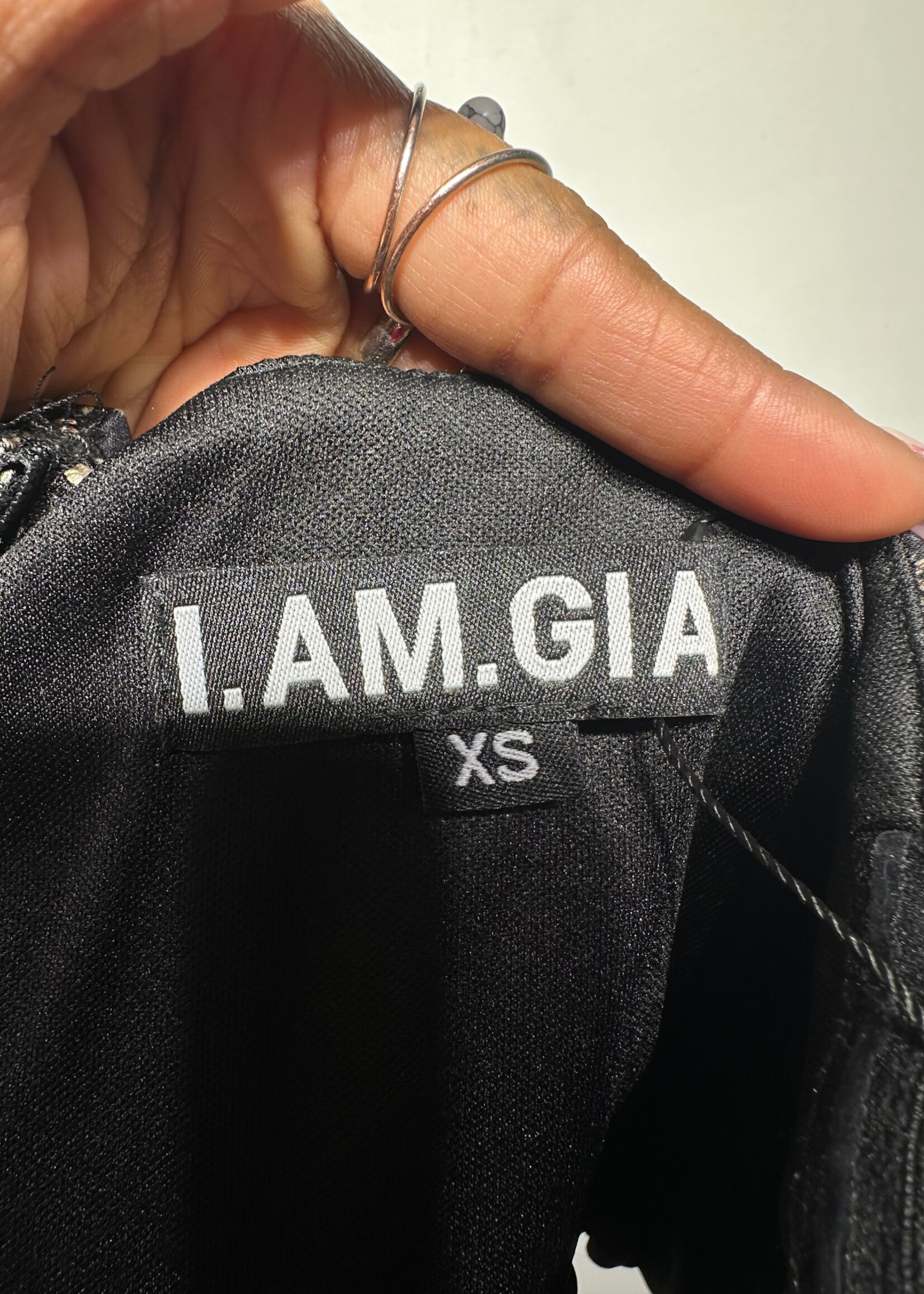 I Am Gia Snake Print Corset XS