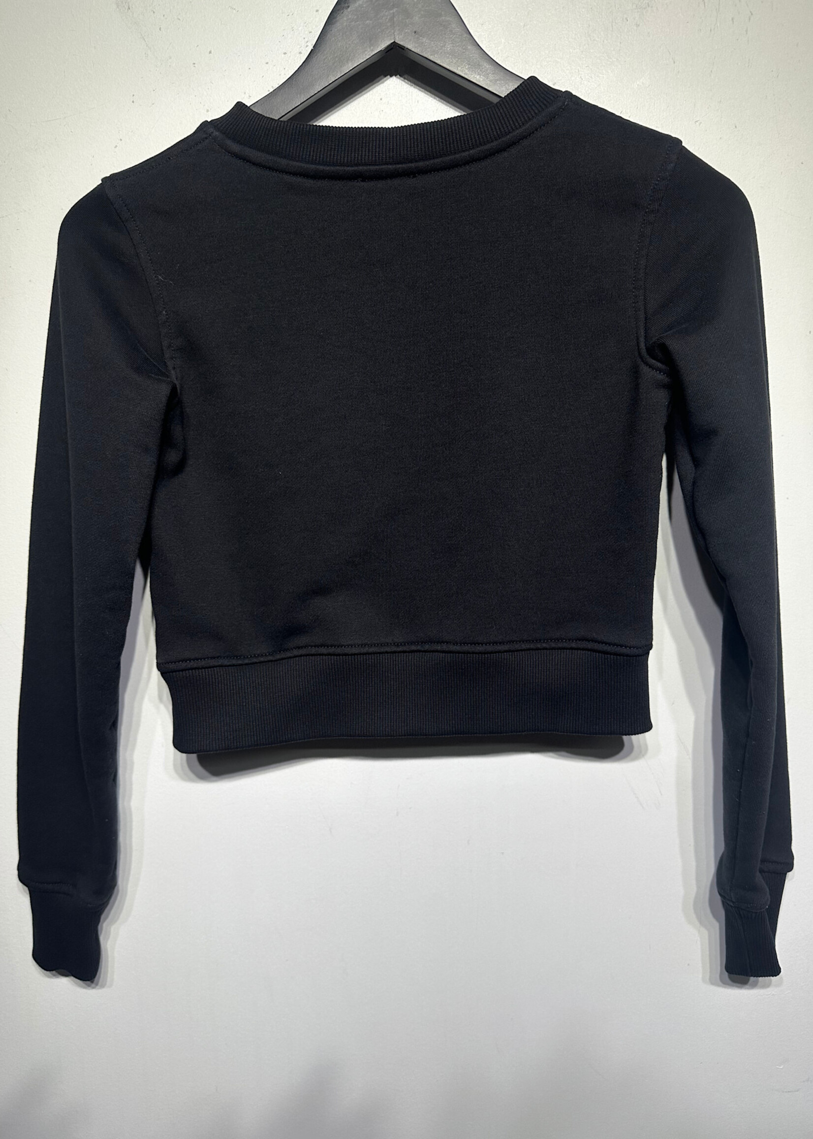 Diesel Black Cropped D Sweater XS