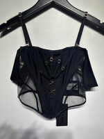 NWT Honey Birdette Mesh Corset Top S