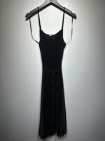 Sam Edelman Black Pleated Dress M