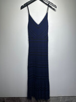 BCBG Black Blue Fringe Dress XS