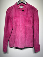 Chico's Pink Leather Jacket M